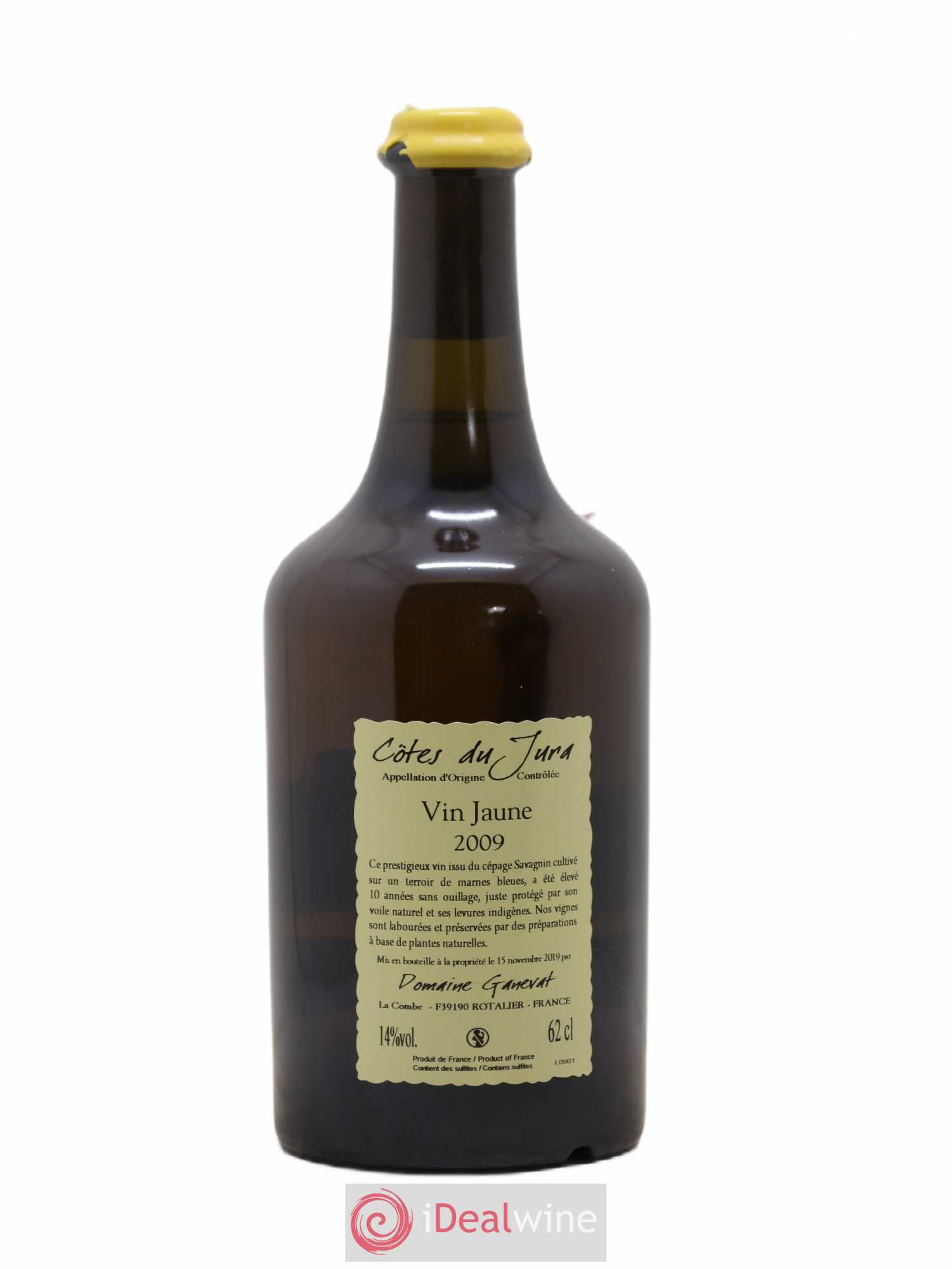 Côtes du Jura Vin Jaune Jean-François Ganevat (Domaine) 2009 - Lot de 1 bouteille - 1