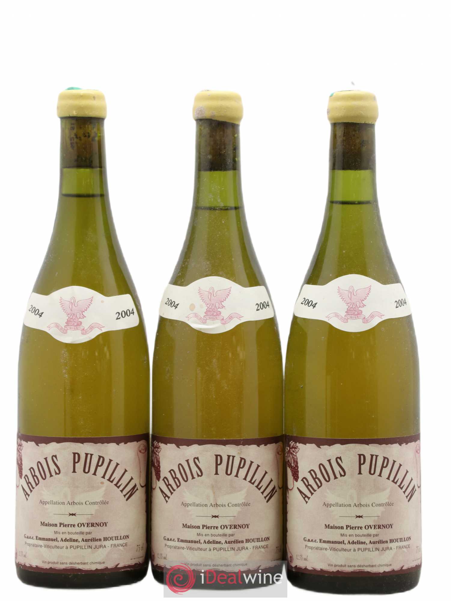 Arbois-Pupillin Savagnin (cire jaune) Overnoy-Houillon (Domaine) 2004 - Lot de 3 bouteilles - 0
