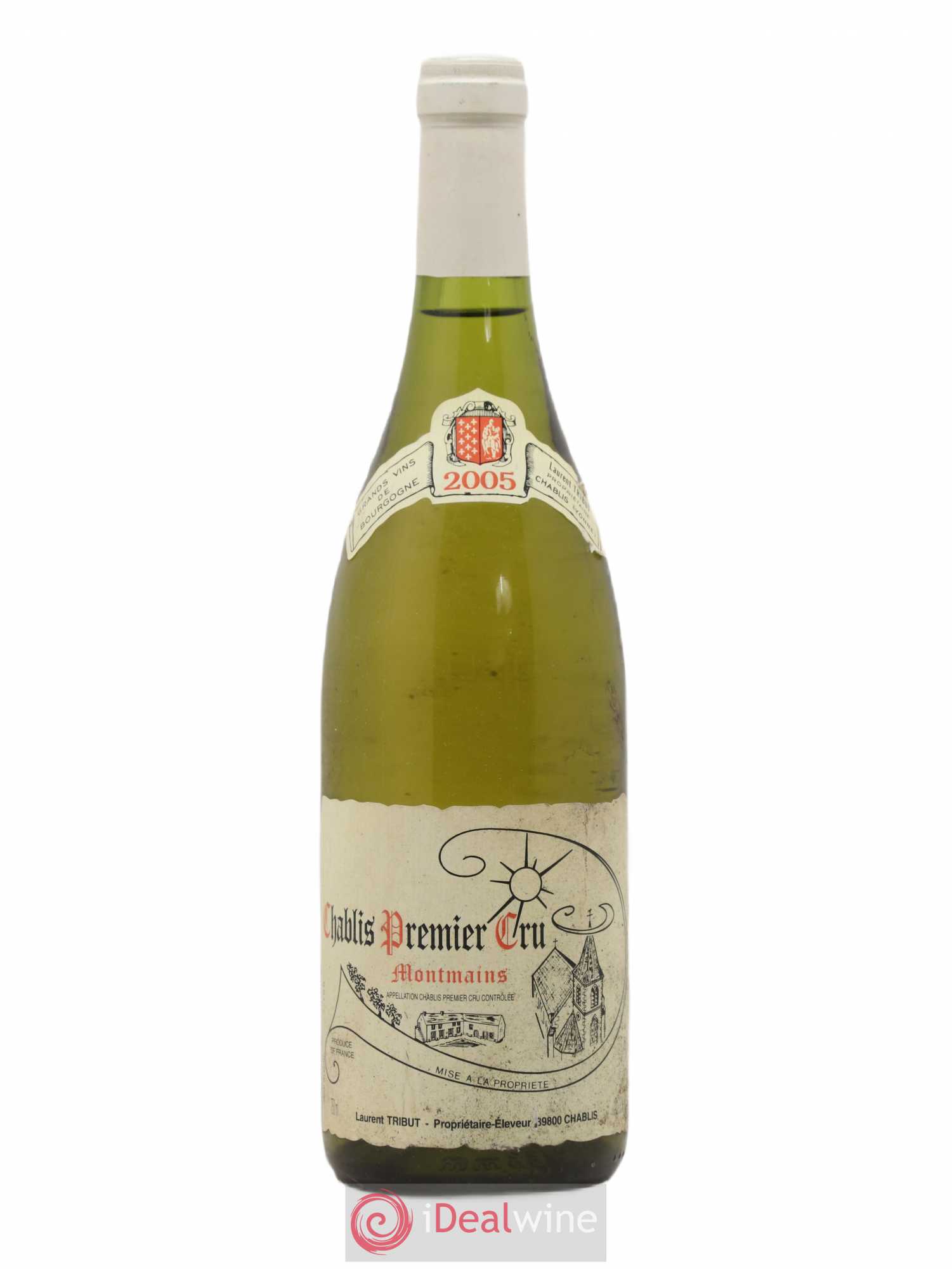 Chablis 1er Cru Montmains Laurent Tribut 2005 - Lot de 1 bouteille - 0