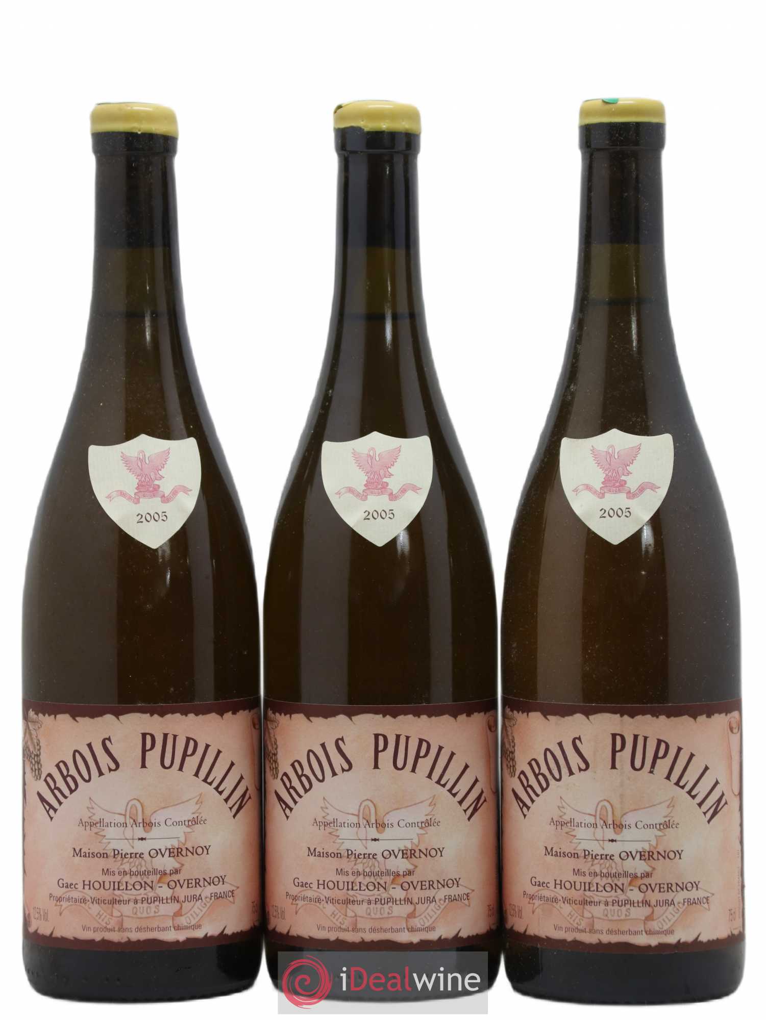 Arbois-Pupillin Savagnin (cire jaune) Overnoy-Houillon (Domaine) 2005 - Lot de 3 bouteilles - 0