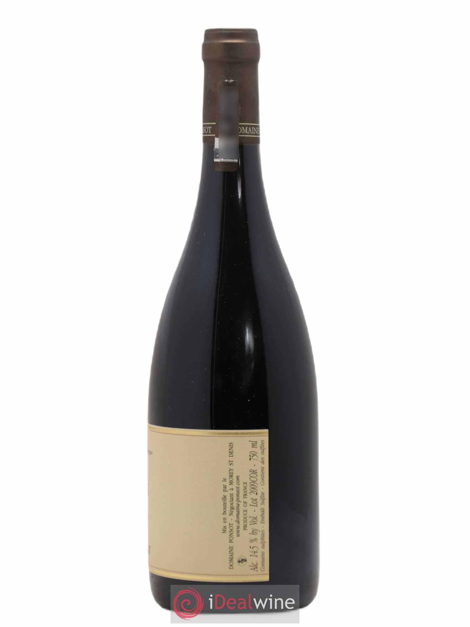 Corton Grand Cru Cuvée du Bourdon Ponsot (Domaine) 2009 - Lot de 1 bouteille - 2