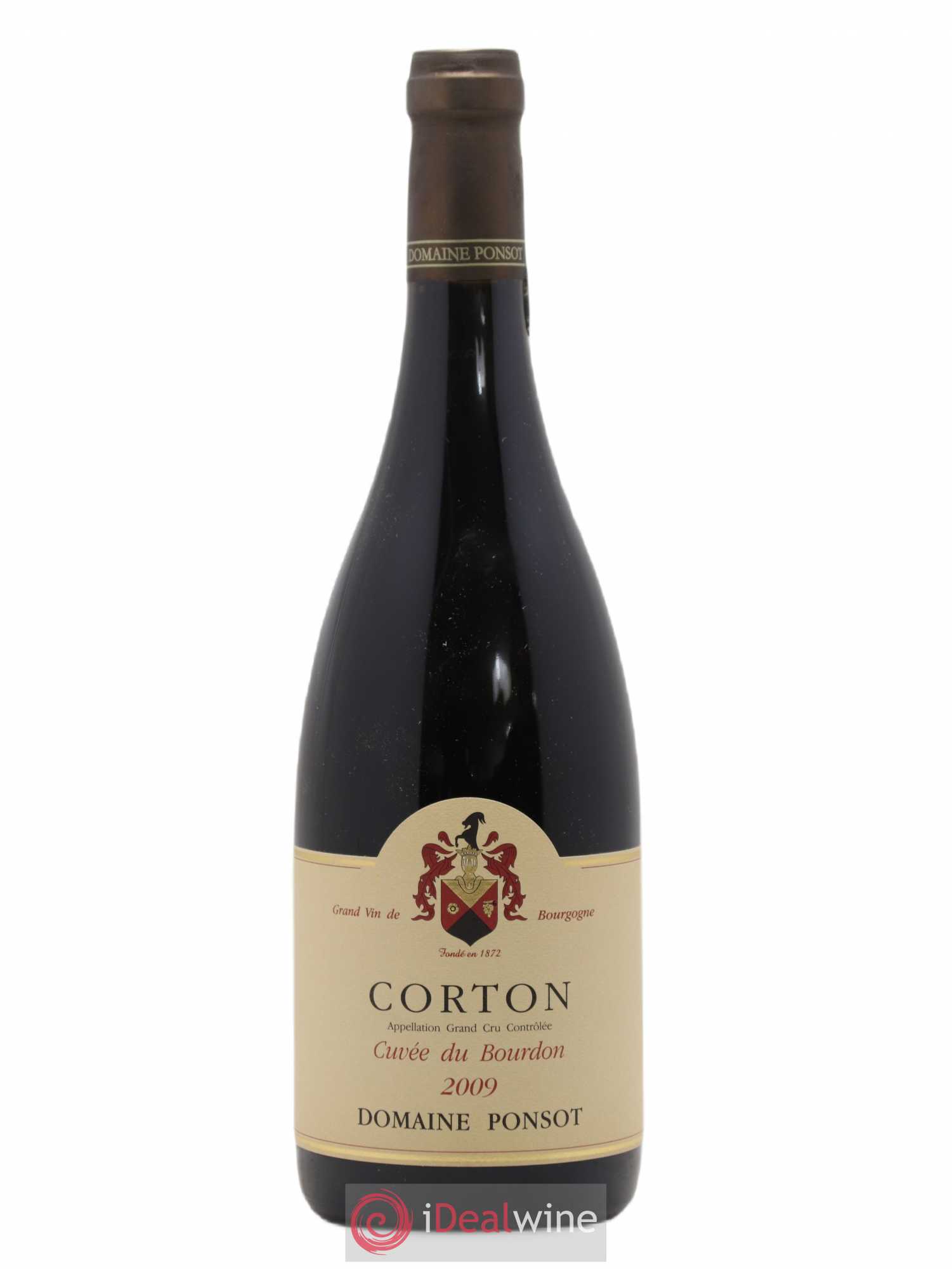 Corton Grand Cru Cuvée du Bourdon Ponsot (Domaine) 2009 - Lot de 1 bouteille - 0