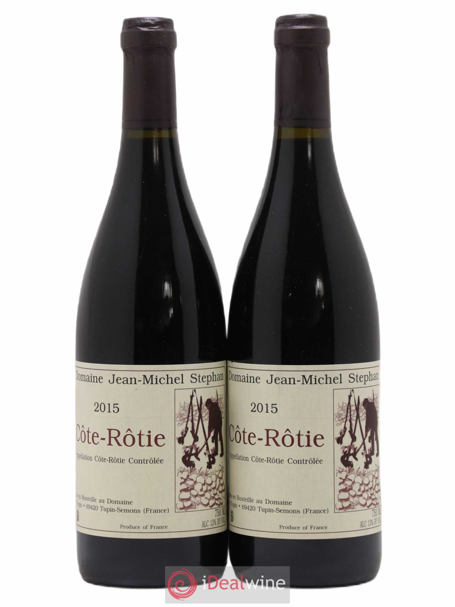 Côte-Rôtie Jean-Michel Stephan 2015 - Lot de 2 bouteilles - 0