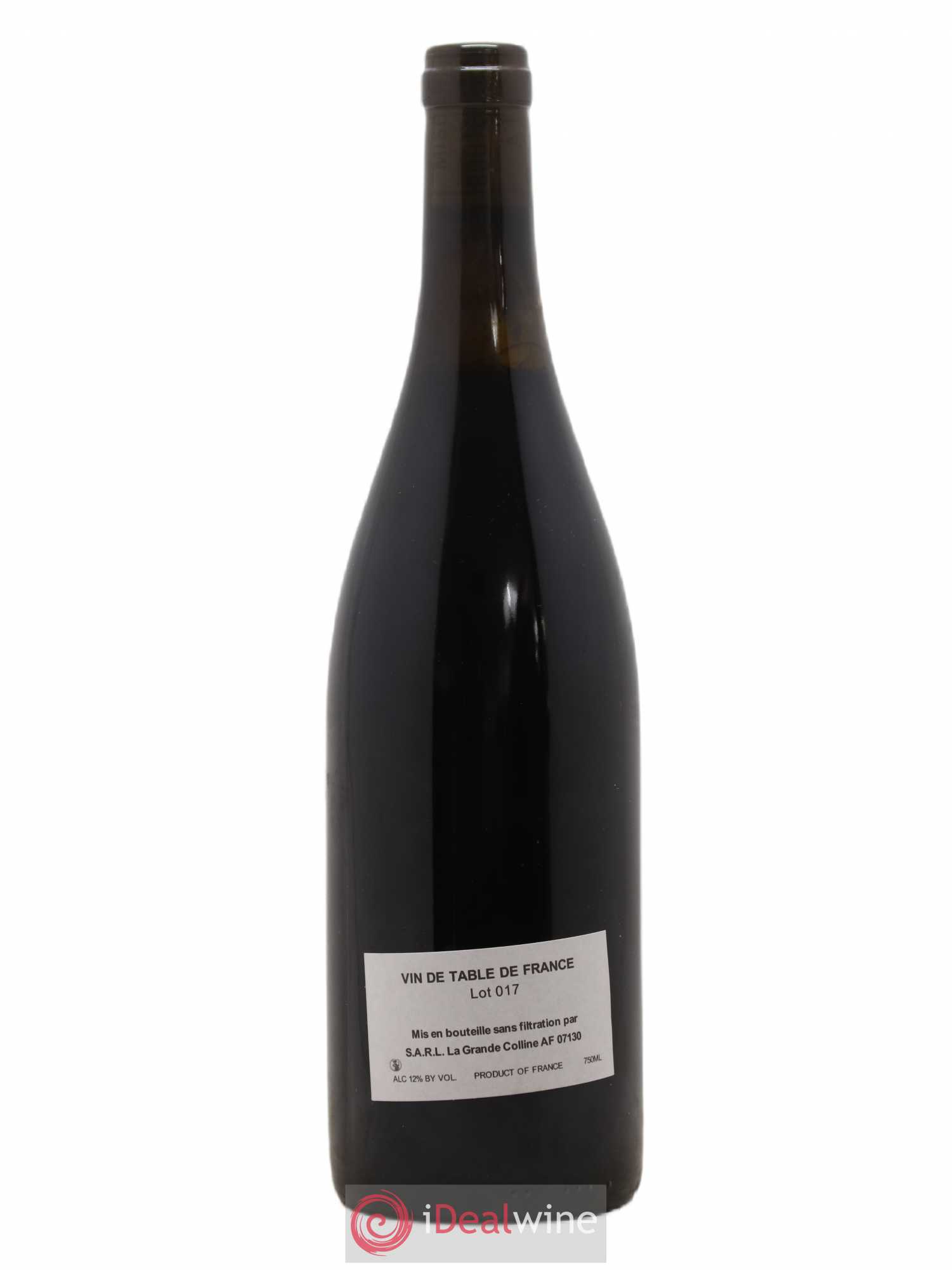 Vin de France (Ex Cornas) Hirotake Ooka - Domaine La Grande Colline 2017 - Lot de 1 bouteille - 1