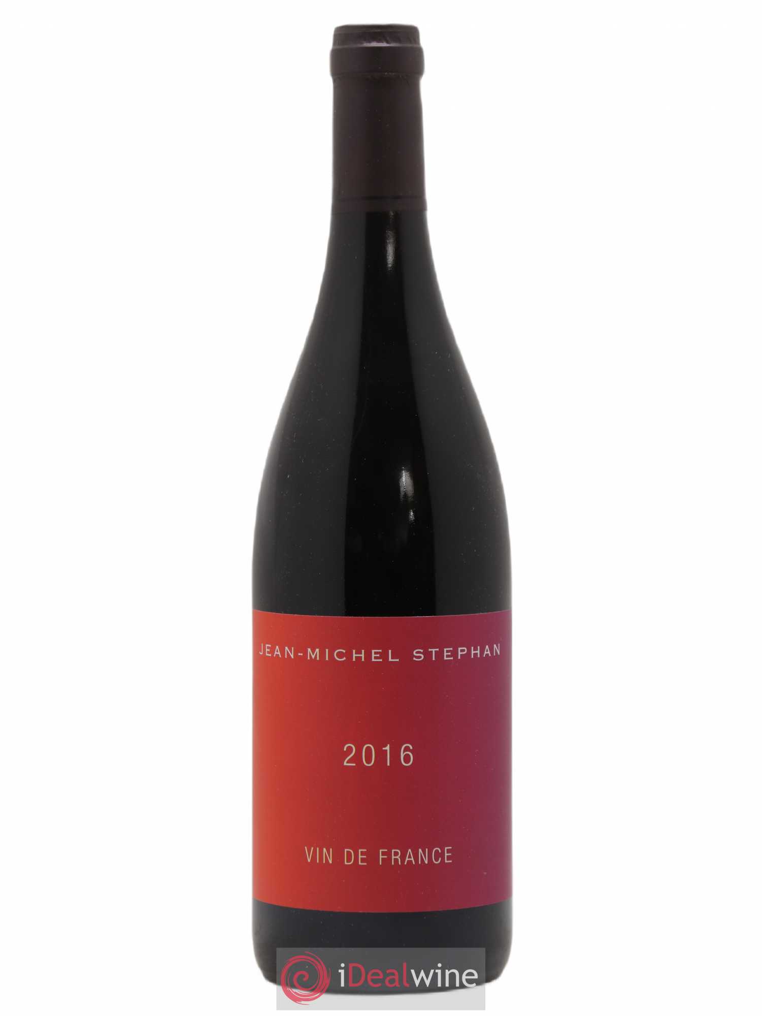 Vin de France Syrah Jean-Michel Stephan 2016 - Lot de 1 bouteille - 0