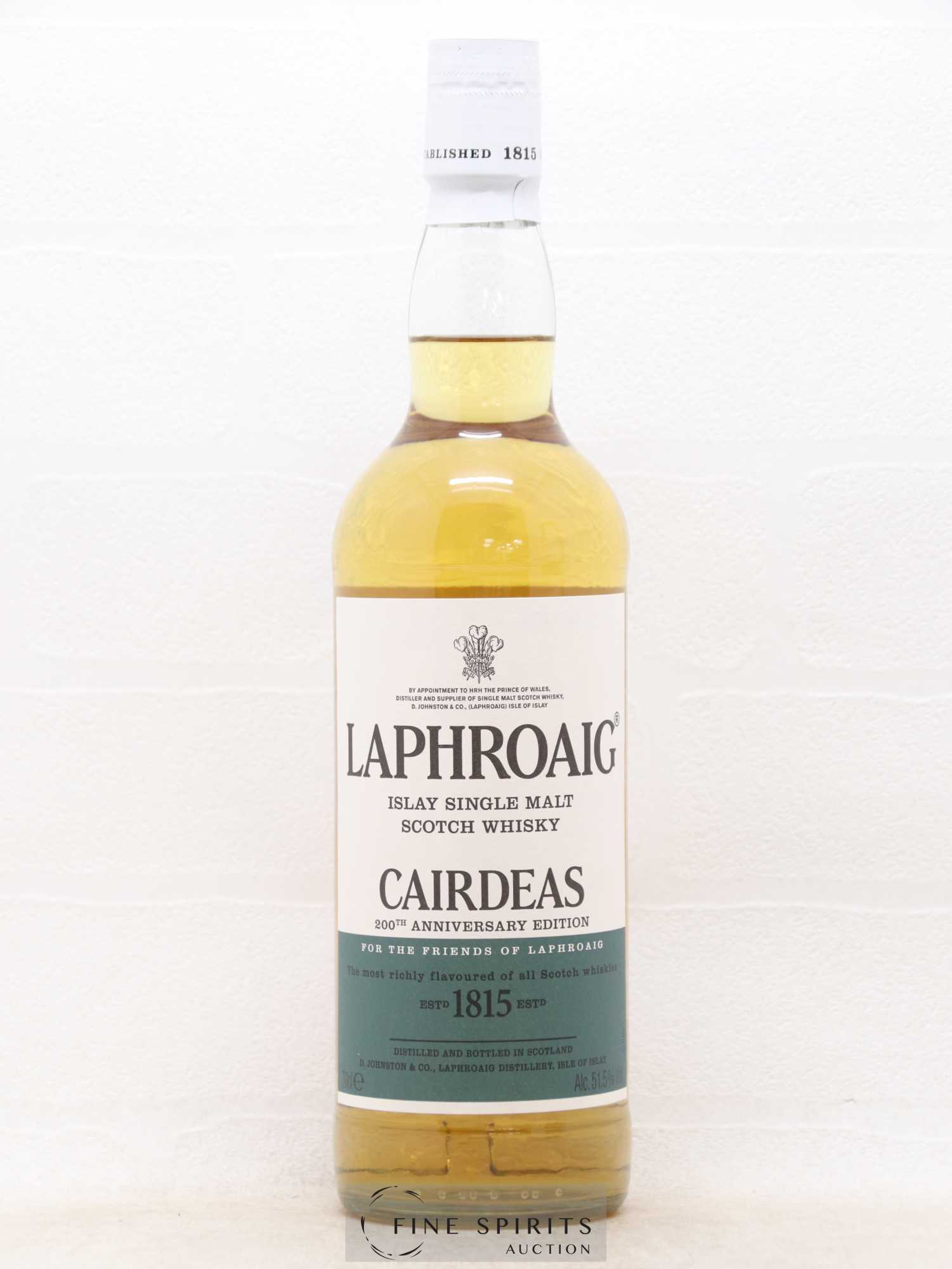 Laphroaig Of. Cairdeas 200th Anniversary Edition Friends of Laphroaig - Lot de 1 bouteille - 1