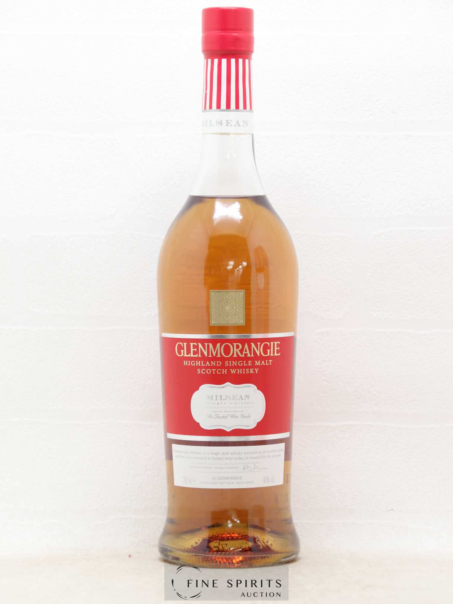 Glenmorangie Of. Milsean Re-Toasted Wine Casks - 7th Release Private Edition - Lot de 1 bouteille - 1