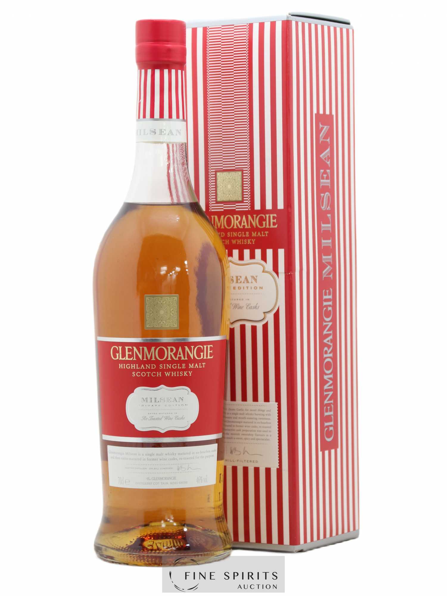 Glenmorangie Of. Milsean Re-Toasted Wine Casks - 7th Release Private Edition - Lot de 1 bouteille - 0