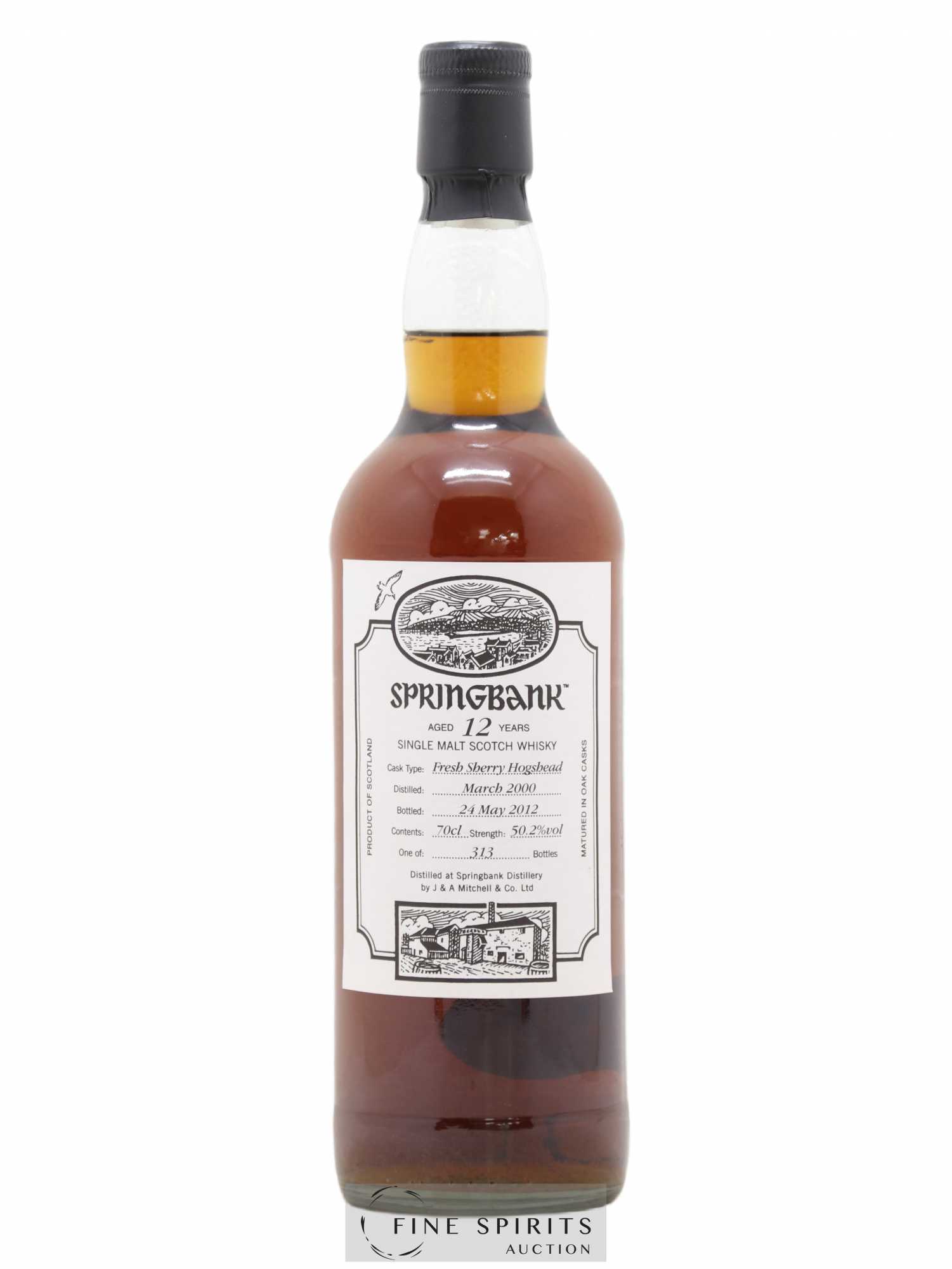 Springbank 12 years 2000 Of. One of 313 - bottled 2012 - Lot de 1 bouteille - 0