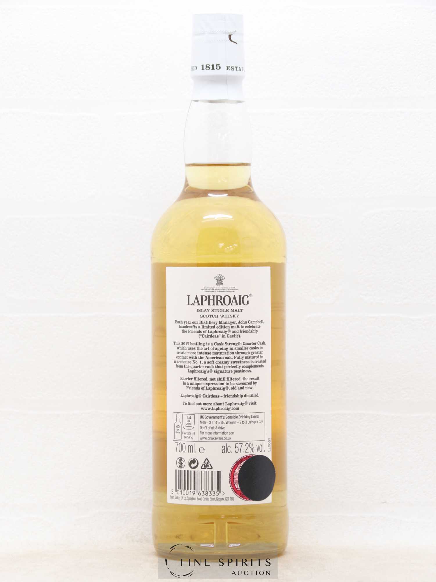 Laphroaig Of. Cairdeas Cask Strength Quarter Cask - Lot de 1 bouteille - 2