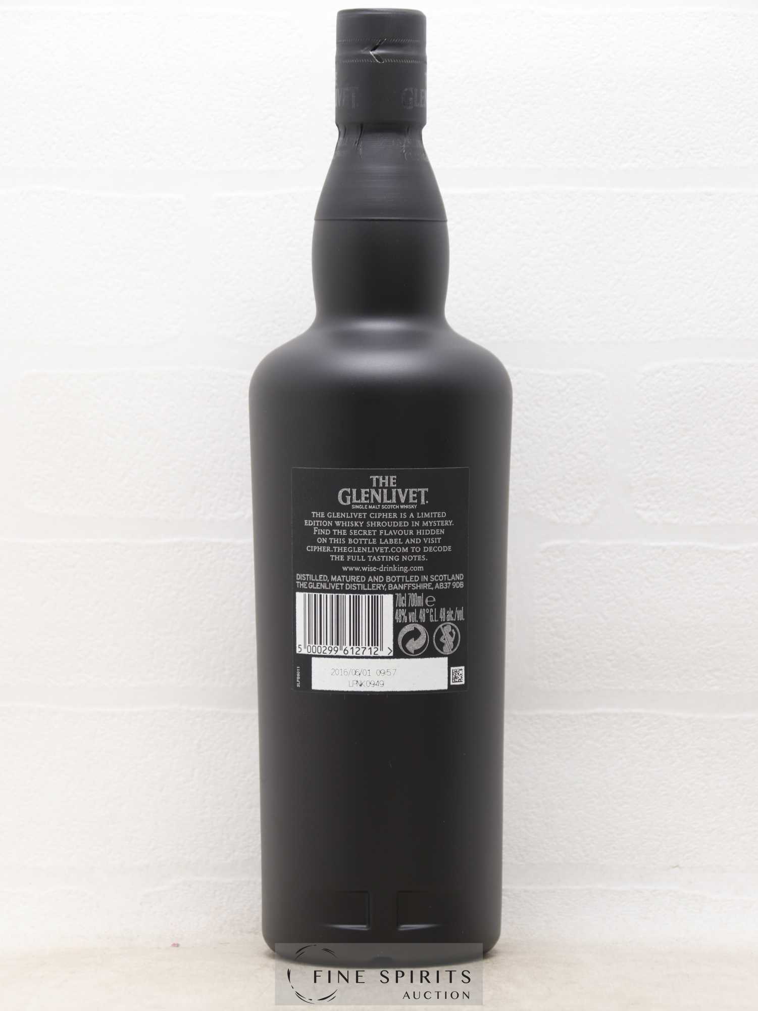 Of. Cipher Limited Edition The Glenlivet - Posten von 1 Flasche - 2