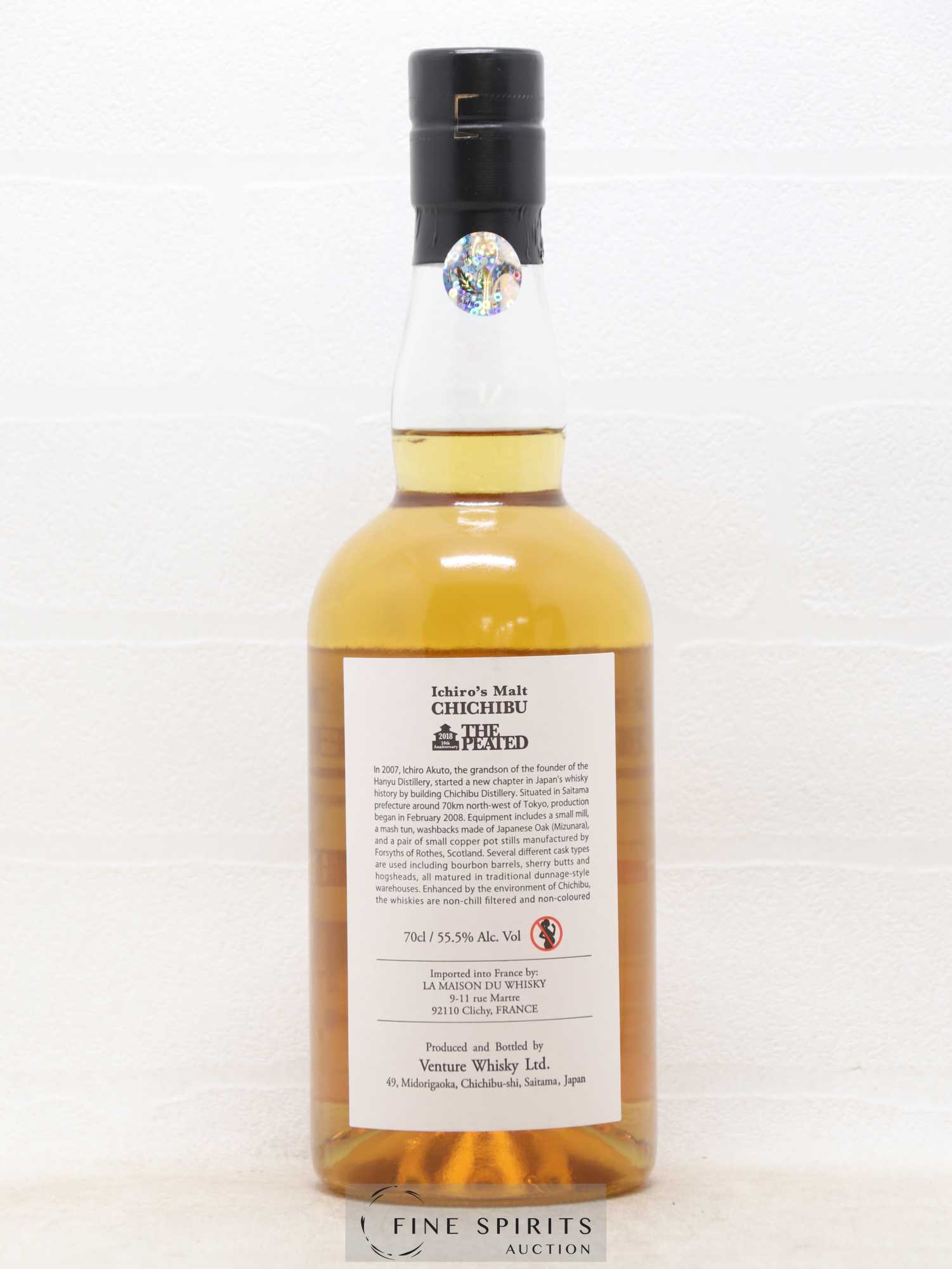 Chichibu Of. The Peated 2018 Release - One of 11550 Ichiro's Malt - Lot de 1 bouteille - 2