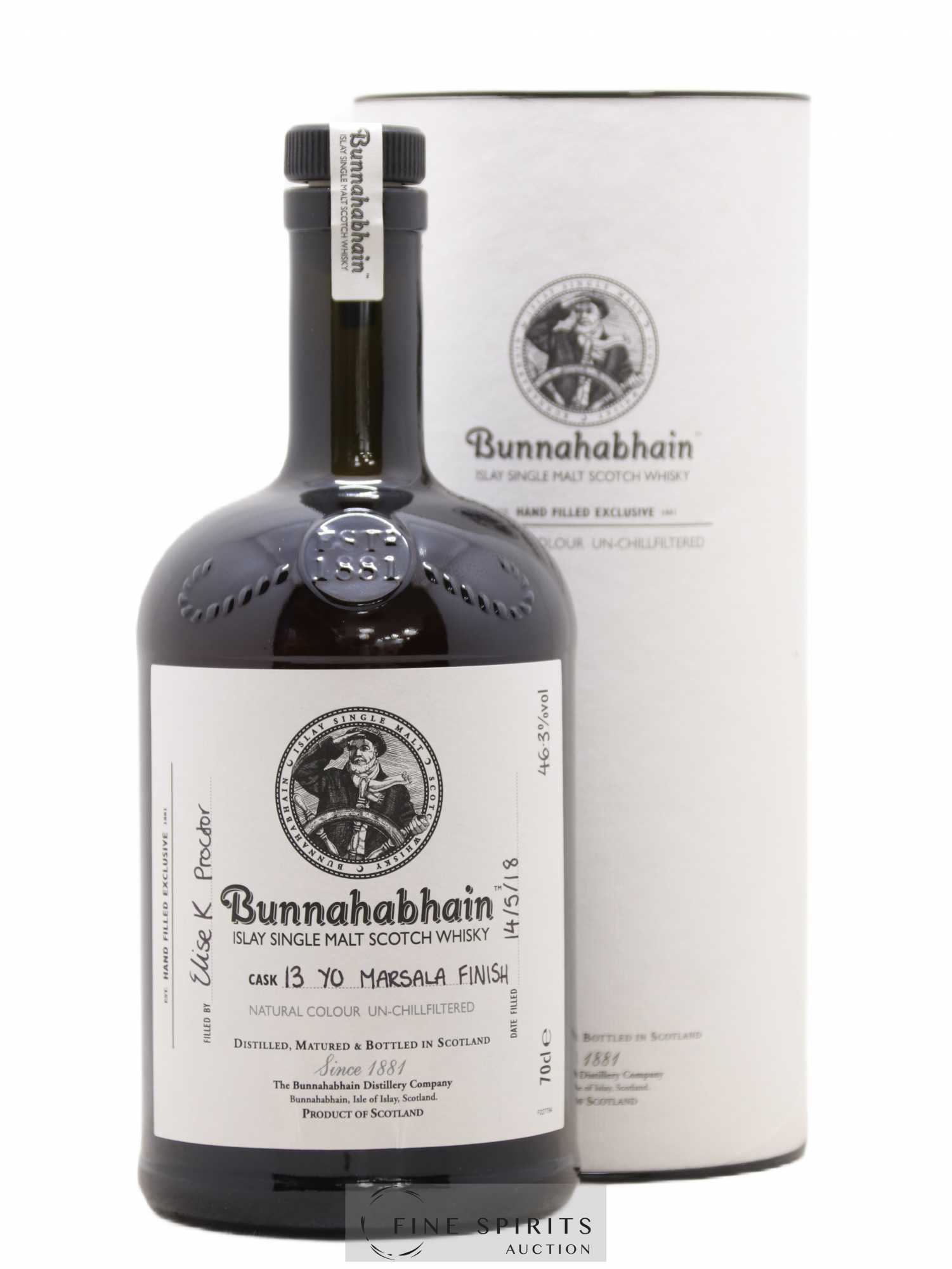 Bunnahabhain 13 years Of. Marsala Finish - bottled 2018 - Lot de 1 bouteille - 0