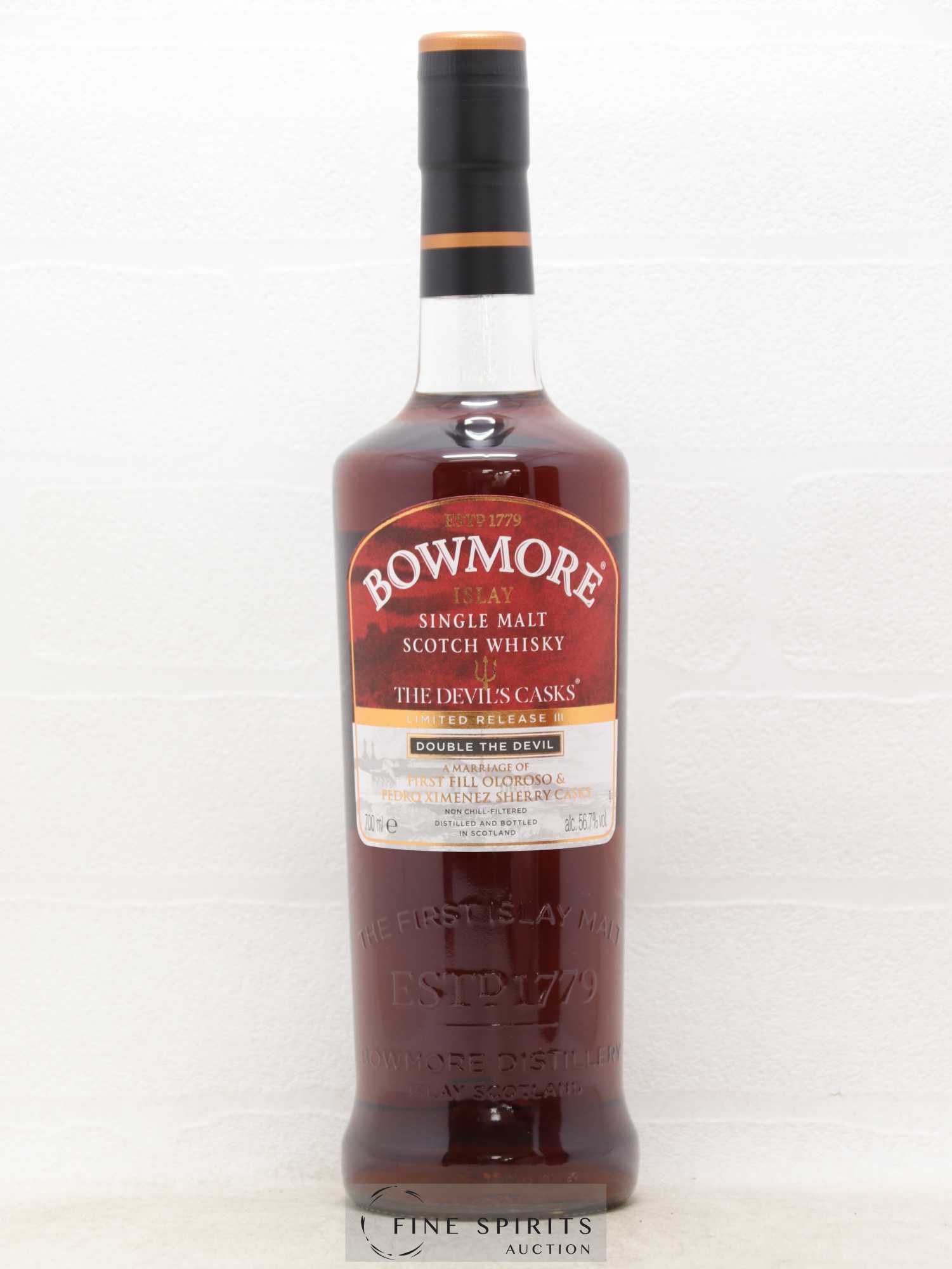 Bowmore Of. Double the Devil Limited Release III The Devil's Casks - Lot de 1 bouteille - 1