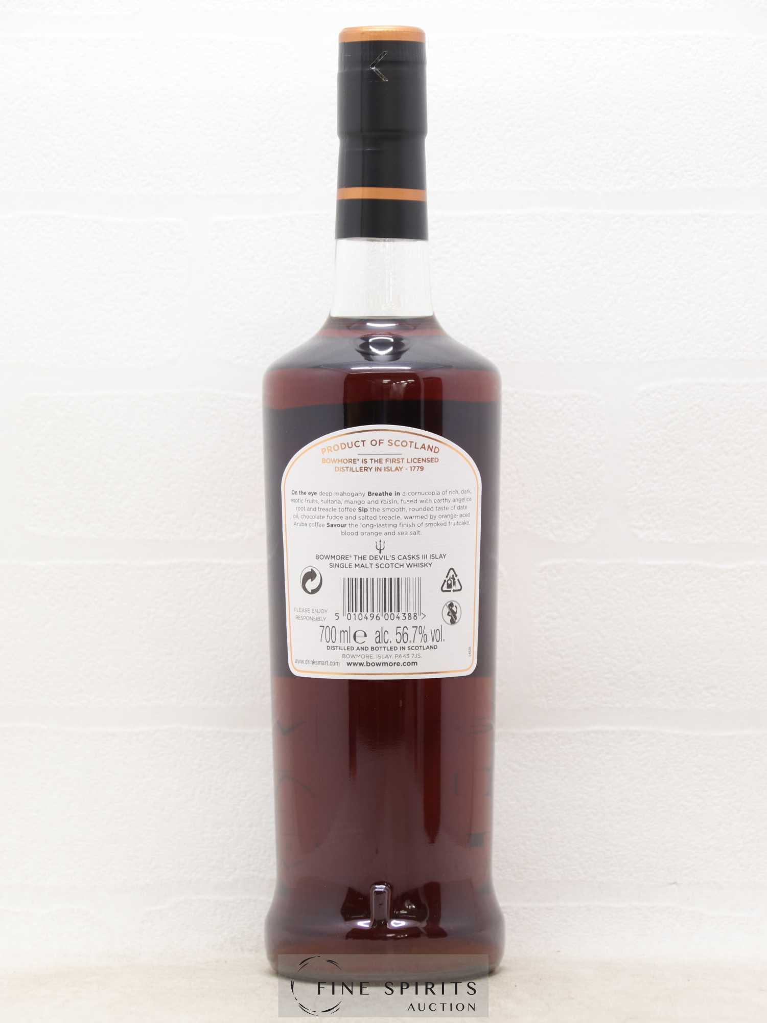 Bowmore Of. Double the Devil Limited Release III The Devil's Casks - Lot de 1 bouteille - 2
