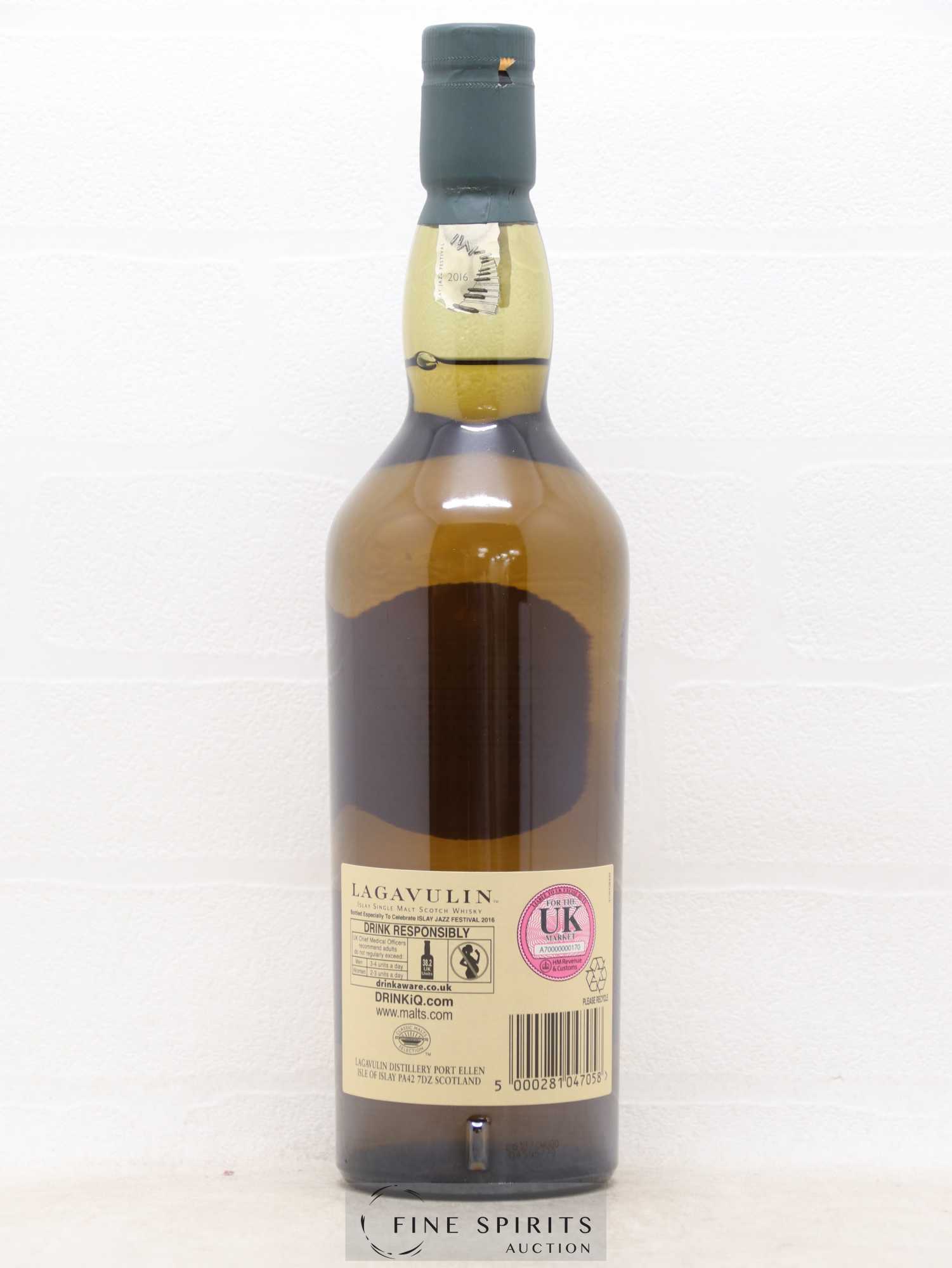 Lagavulin Of. Islay Jazz Festival 2016 bottled 2016 Limited Edition One of 1643 - Posten von 1 Flasche - 1
