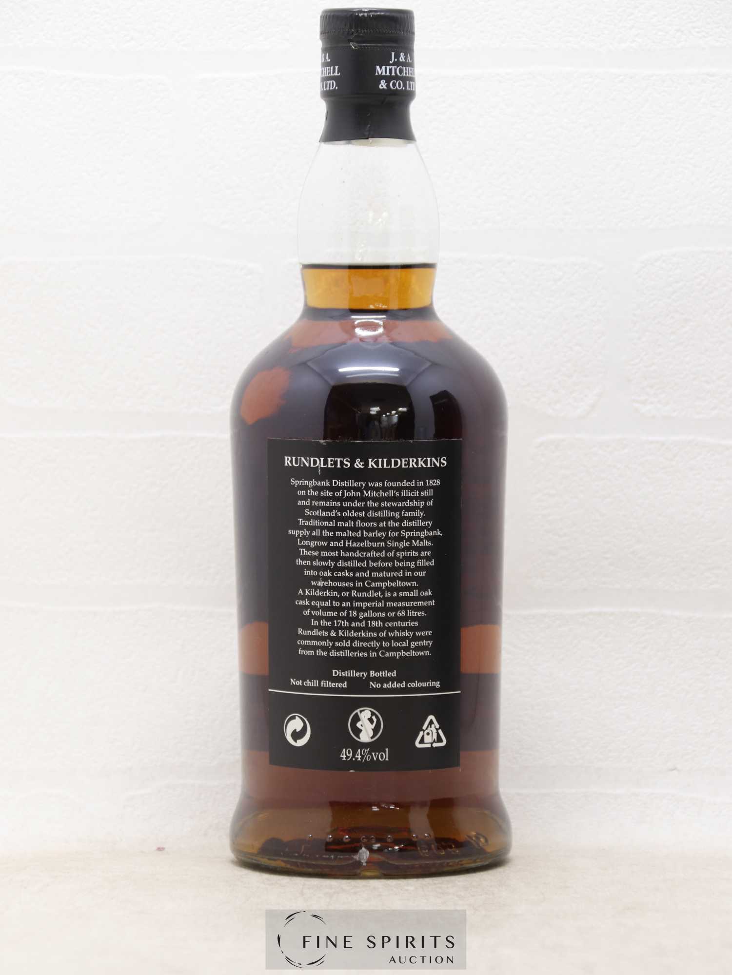Springbank 2001 Of. Rundlets & Kilderkins One of 9000 - bottled 2012 - Posten von 1 Flasche - 2