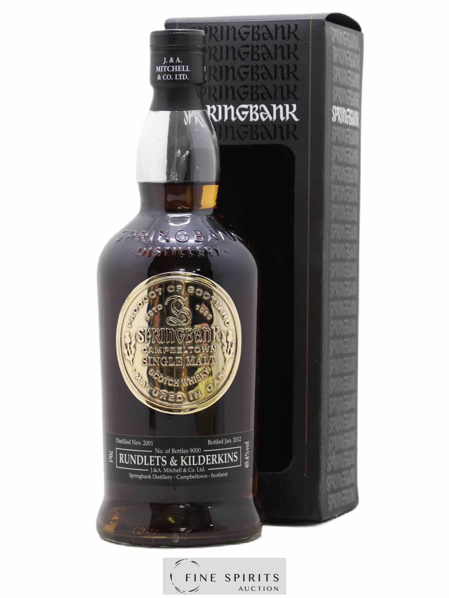 Springbank 2001 Of. Rundlets & Kilderkins One of 9000 - bottled 2012 - Posten von 1 Flasche - 0