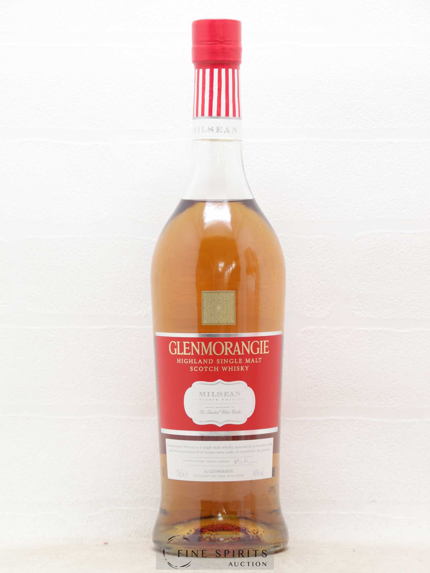 Glenmorangie Of. Milsean Re-Toasted Wine Casks - 7th Release Private Edition - Lot de 1 bouteille - 1