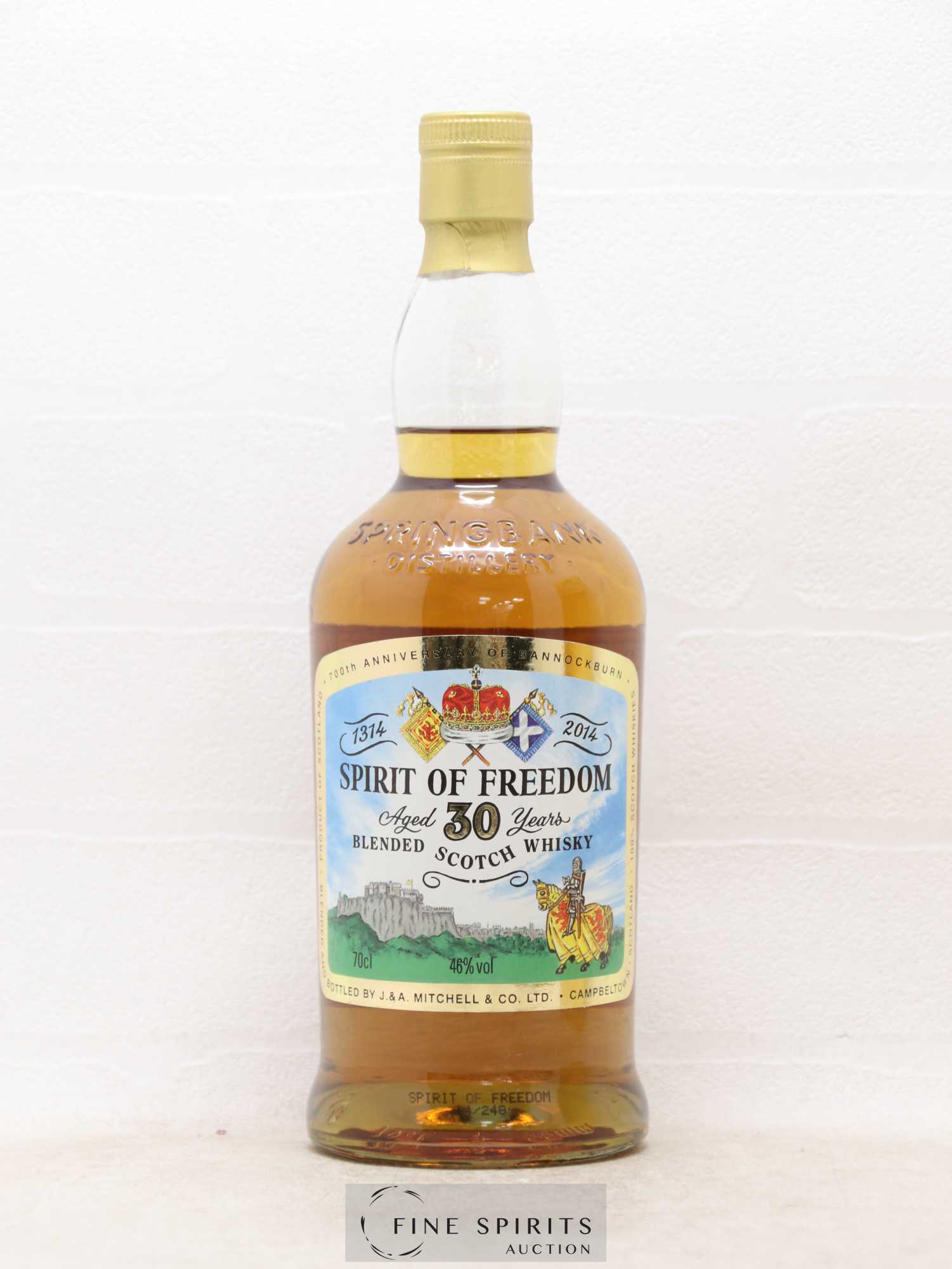 Spirit of Freedom 30 years Of. One of 2014 bottles - Lot de 1 bouteille - 1
