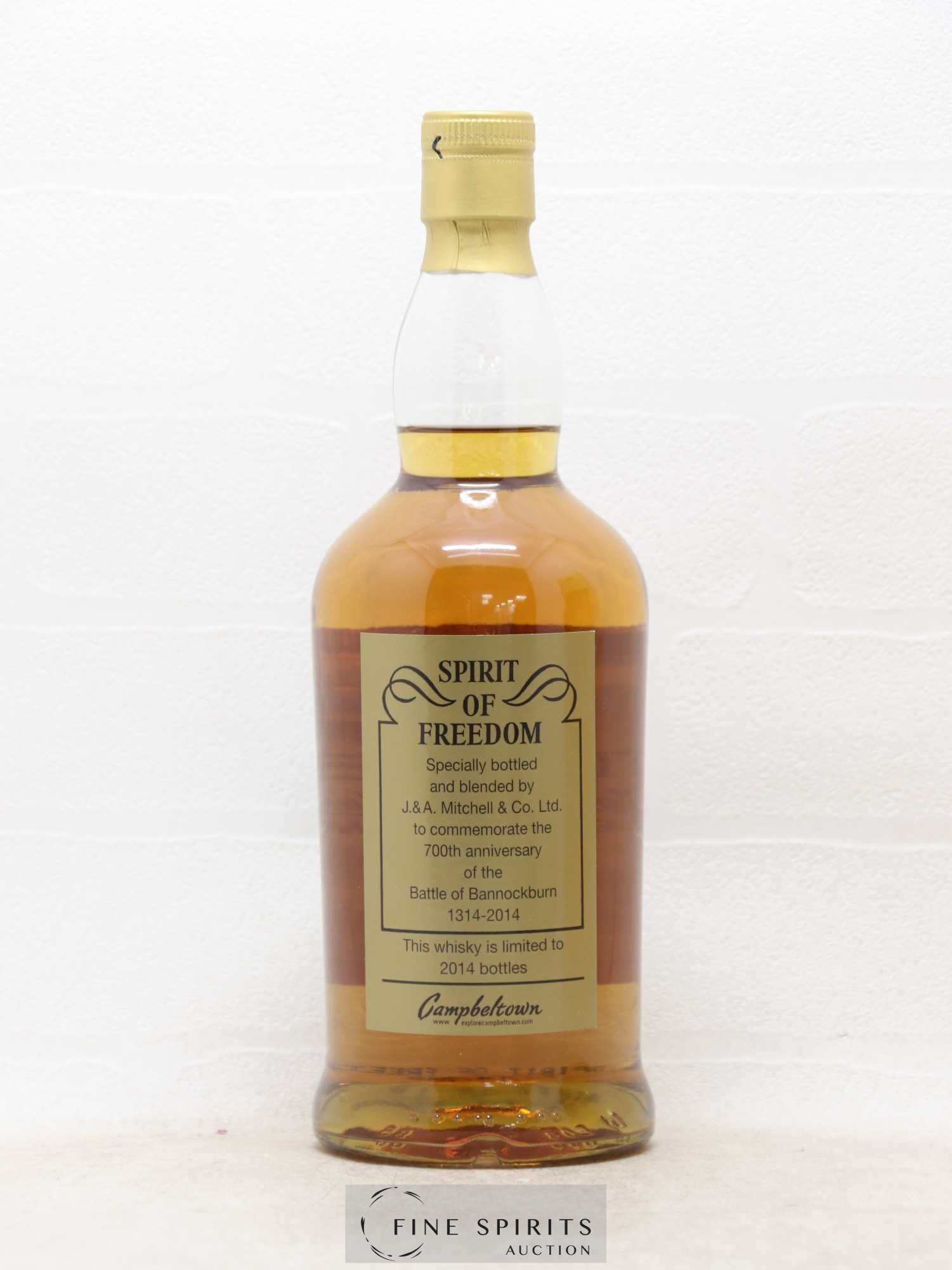 Spirit of Freedom 30 years Of. One of 2014 bottles - Lot de 1 bouteille - 2