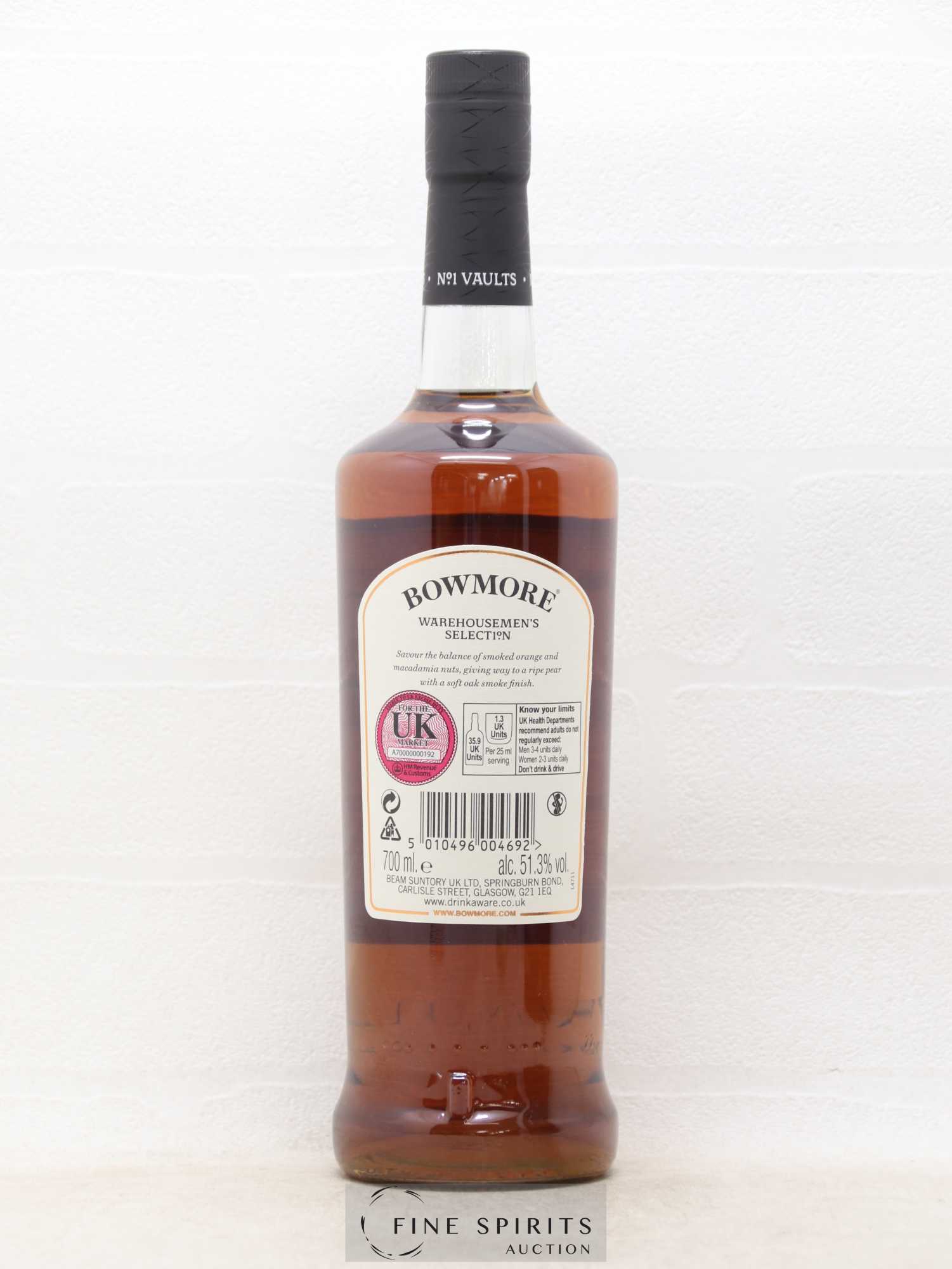 Bowmore 17 years Of. Warehousemen's Selection Craftsmen's Collection - One of 3000 Distillery Exclusive - Lot de 1 bouteille - 2