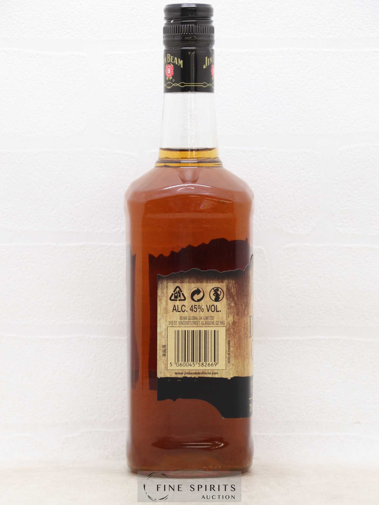 Jim Beam Of. Devil's Cut 90 Proof - Posten von 1 Flasche - 2