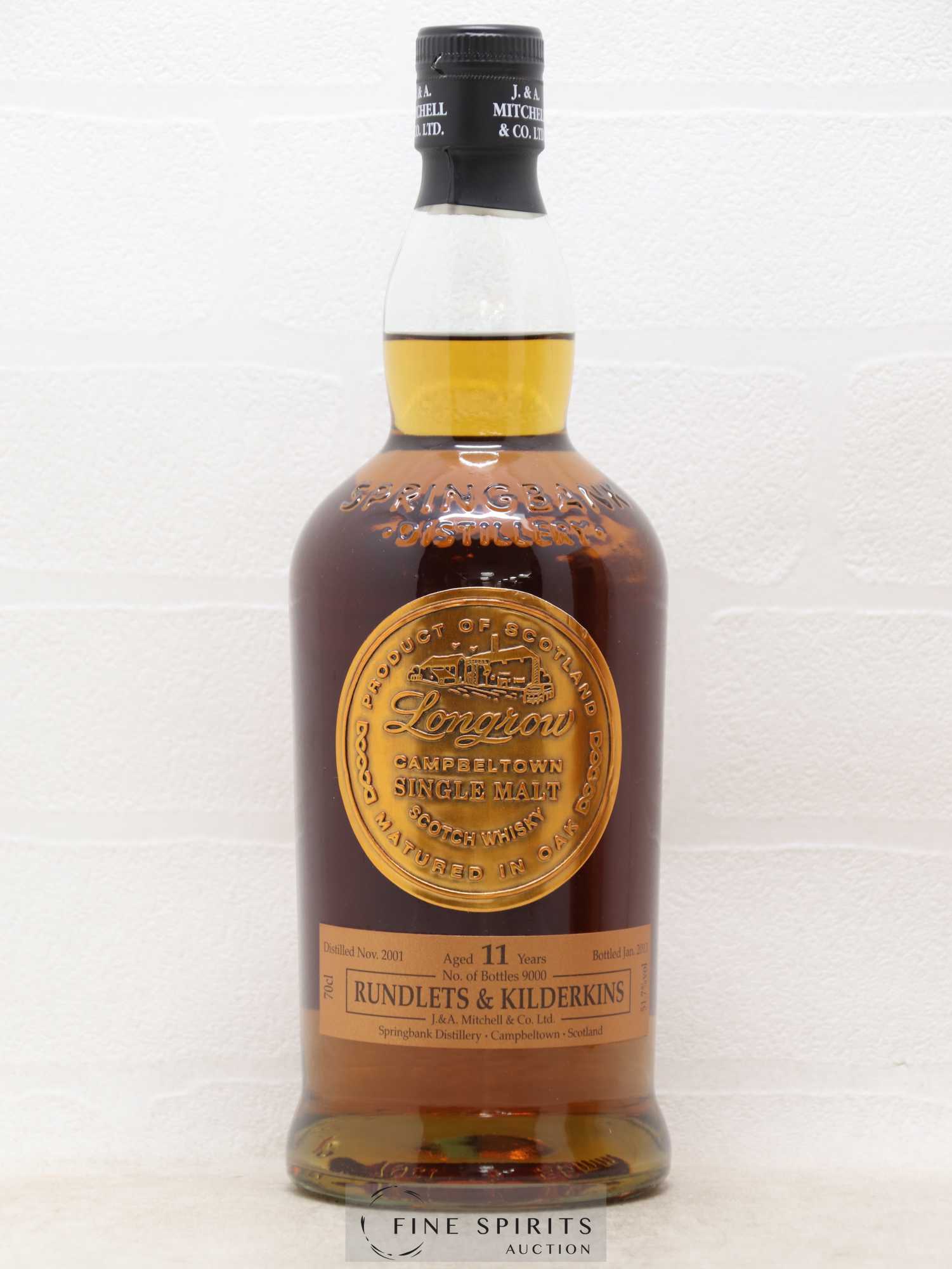 Longrow 11 years 2001 Of. Rundlets & Kilderkins One of 9000 - bottled 2013 - Lot de 1 bouteille - 1