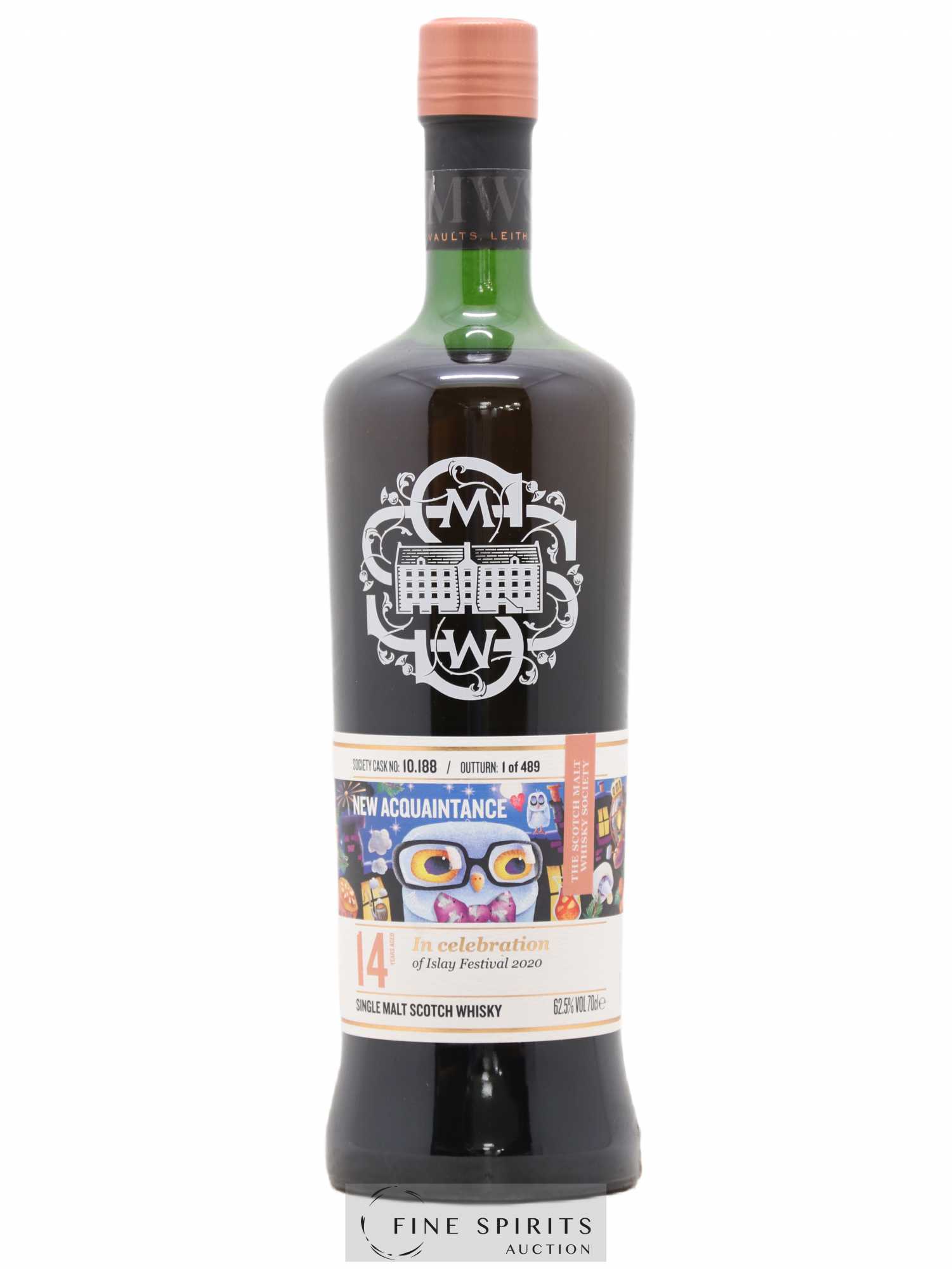 New Acquaintance 14 years The Scotch Malt Whisky Society In Celebration of Islay Festival 2020 Cask n°10.188 - One of 489 - Lot de 1 bouteille - 0