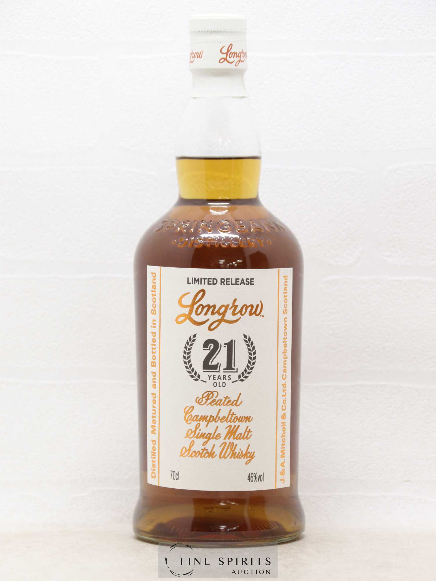 Longrow 21 years Of. Peated Limited Release - Lot de 1 bouteille - 1
