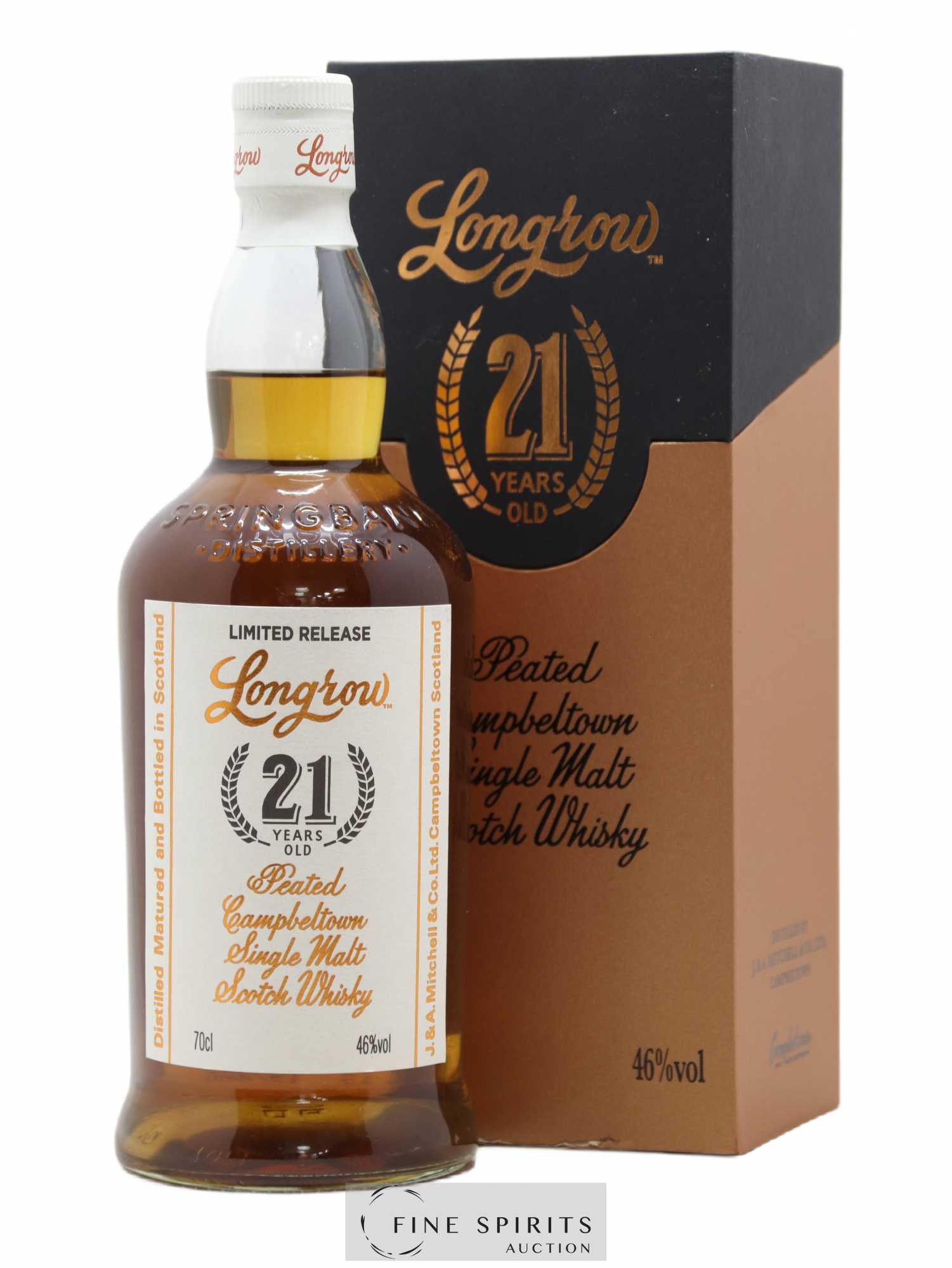 Longrow 21 years Of. Peated Limited Release - Lot de 1 bouteille - 0