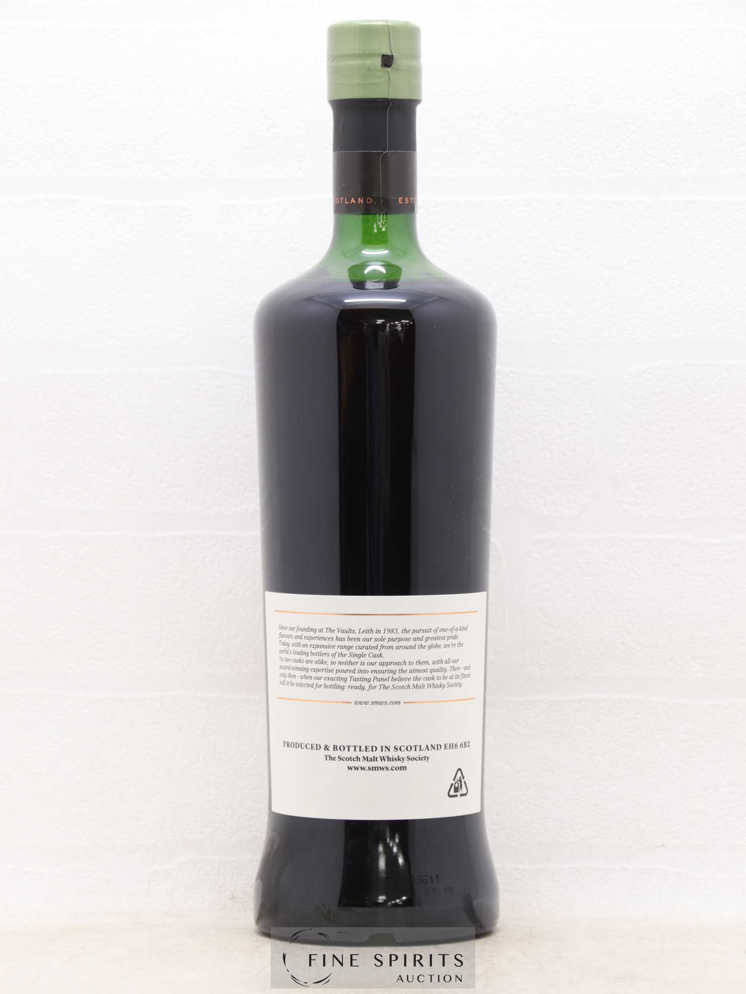 A Journey into Joy 20 years The Scotch Malt Whisky Society Cask n°3.307 - One of 564 Feis Ile 2018 - Lot de 1 bouteille - 1