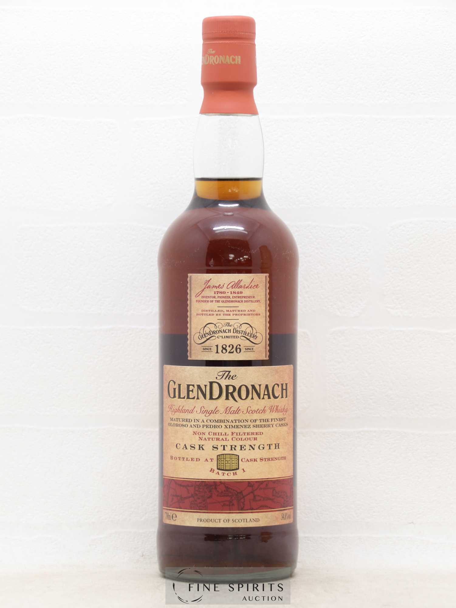 The Glendronach Of. Cask Strength Batch 1 - Lot de 1 bouteille - 1