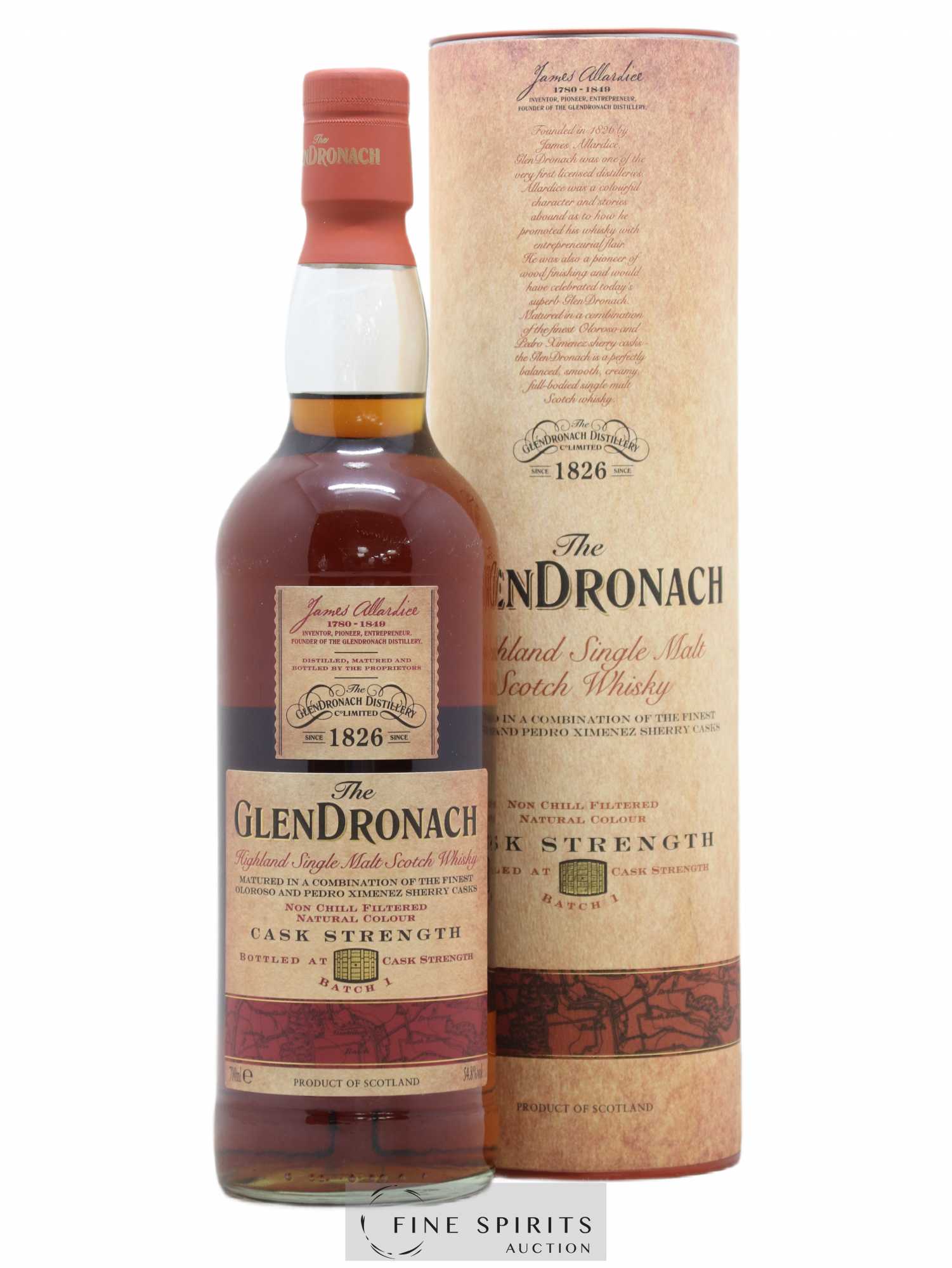 The Glendronach Of. Cask Strength Batch 1 - Lot de 1 bouteille - 0