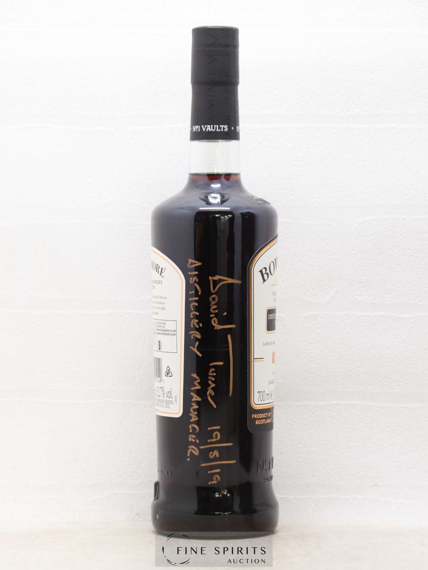 Bowmore 1997 Of. Vintage One of 3000 - bottled 2019 Distillery Manager's Selection - Lot of 1 bottle - 3