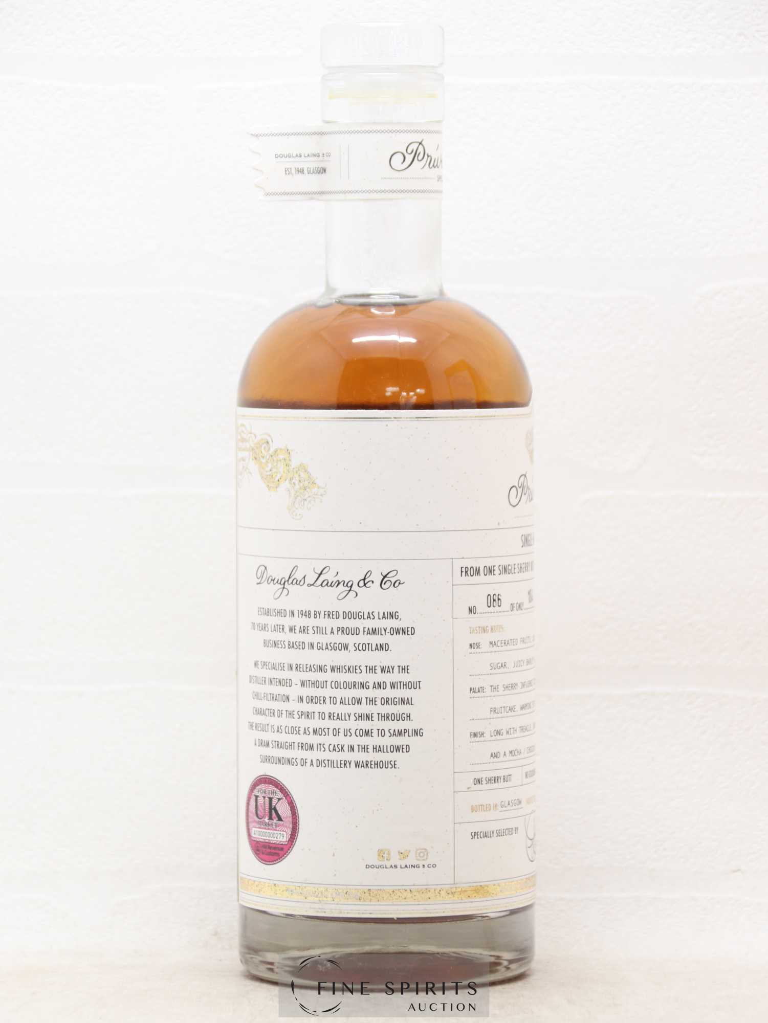 Craigellachie 23 years 1995 Douglas Laing Private Stock Single Sherry Butt - One of 104 - bottled 2018 Specialist Edition - Lot de 1 bouteille - 2