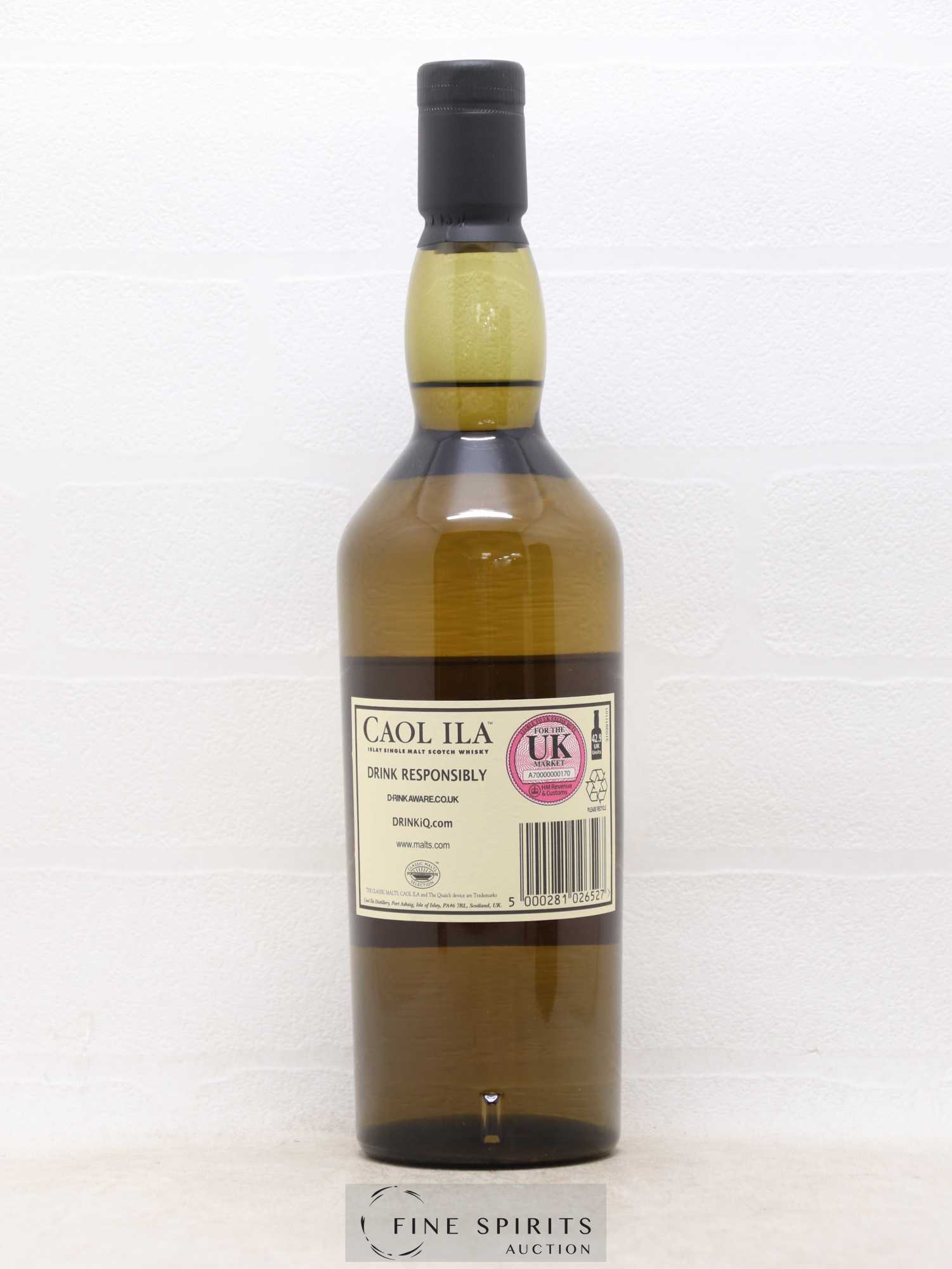 Caol Ila Of. Natural Cask Strength bottled 2008 Classic Malts Selection - Lot de 1 bouteille - 2