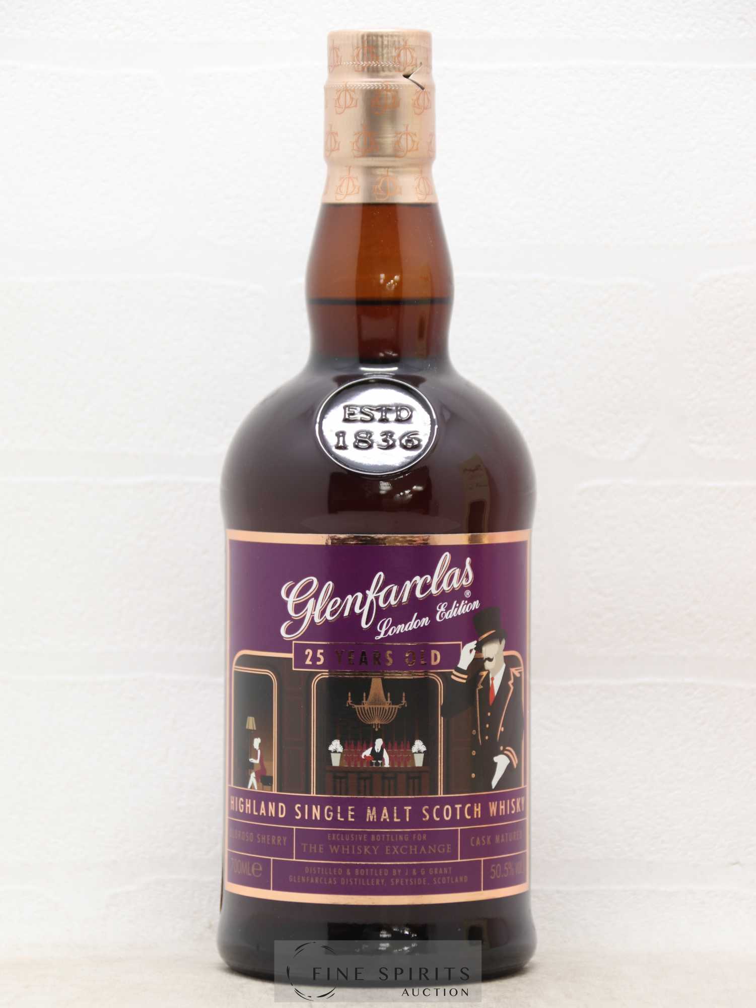 Glenfarclas 25 years Of. London Edition Oloroso Sherry The Whisky Exchange - Lot de 1 bouteille - 1