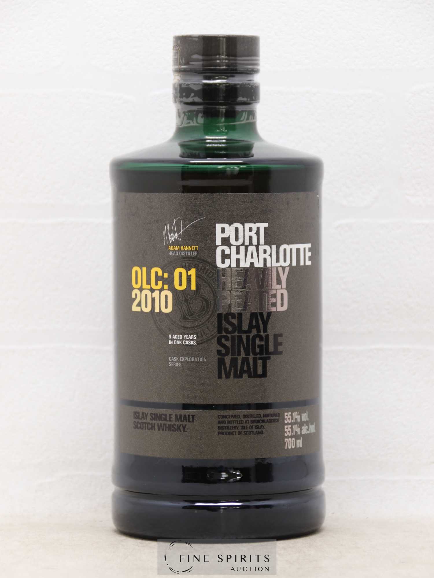 Port Charlotte 9 years 2010 Of. OLC O1 Heavily Peated - Lot de 1 bouteille - 1