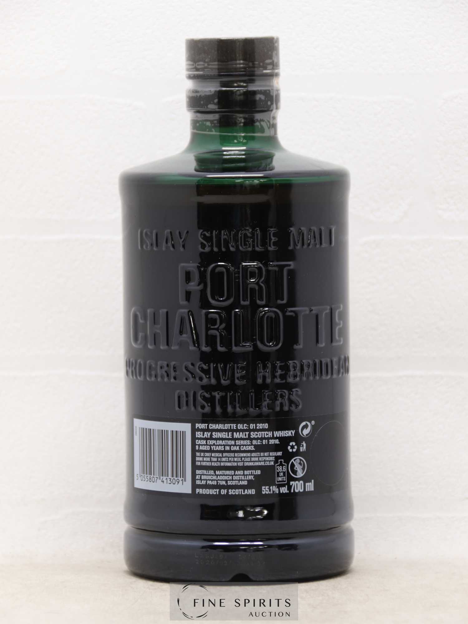 Port Charlotte 9 years 2010 Of. OLC O1 Heavily Peated - Lot de 1 bouteille - 2