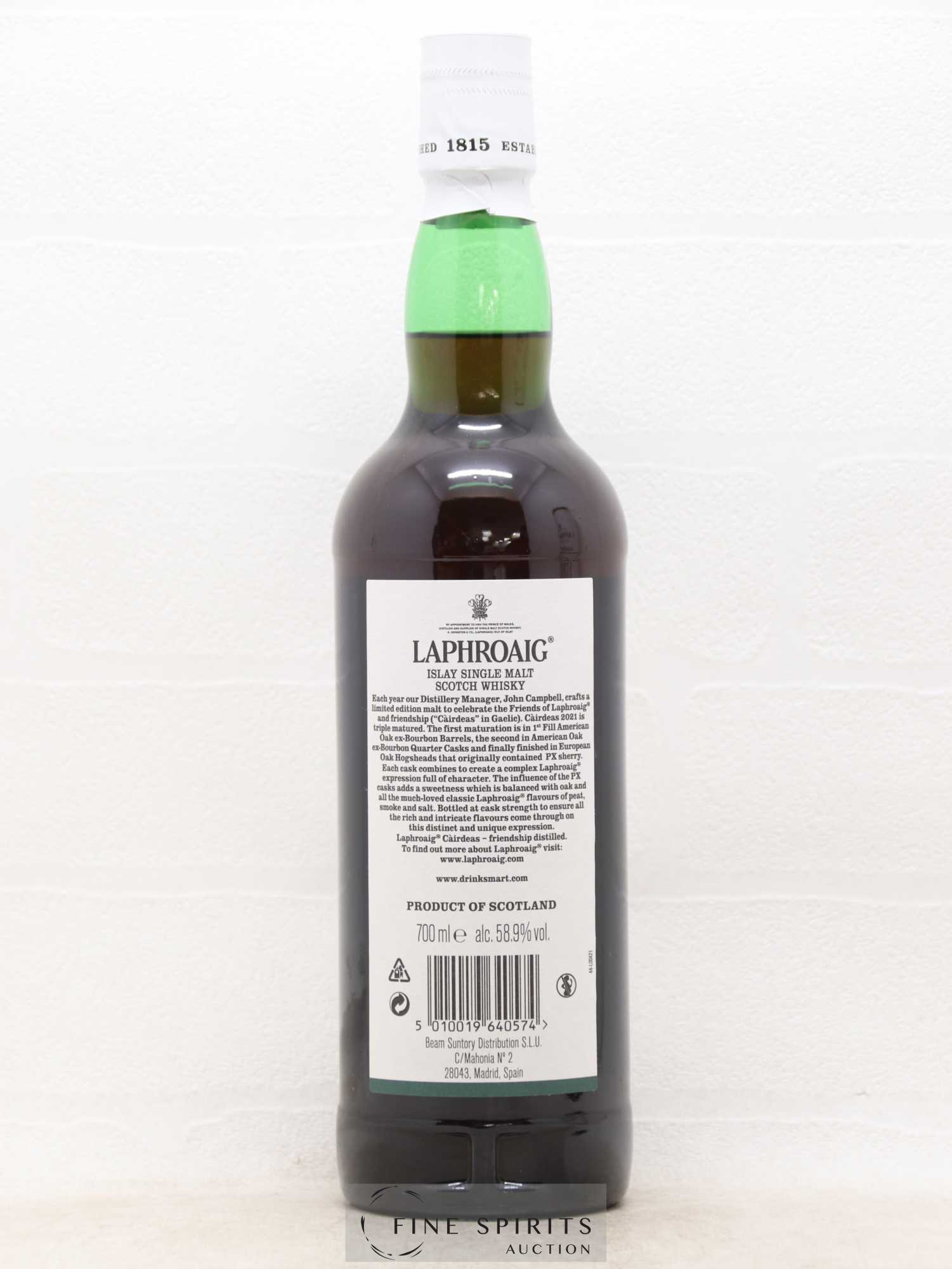 Laphroaig Of. Cairdeas Pedro Ximénez Casks - Posten von 1 Flasche - 2