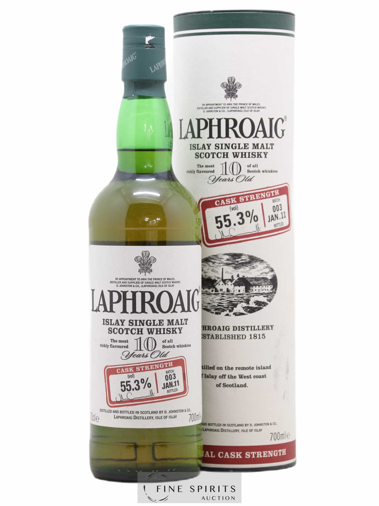 Laphroaig 10 years Of. Batch 003 - bottled 2011 Cask Strength - Posten von 1 Flasche - 0
