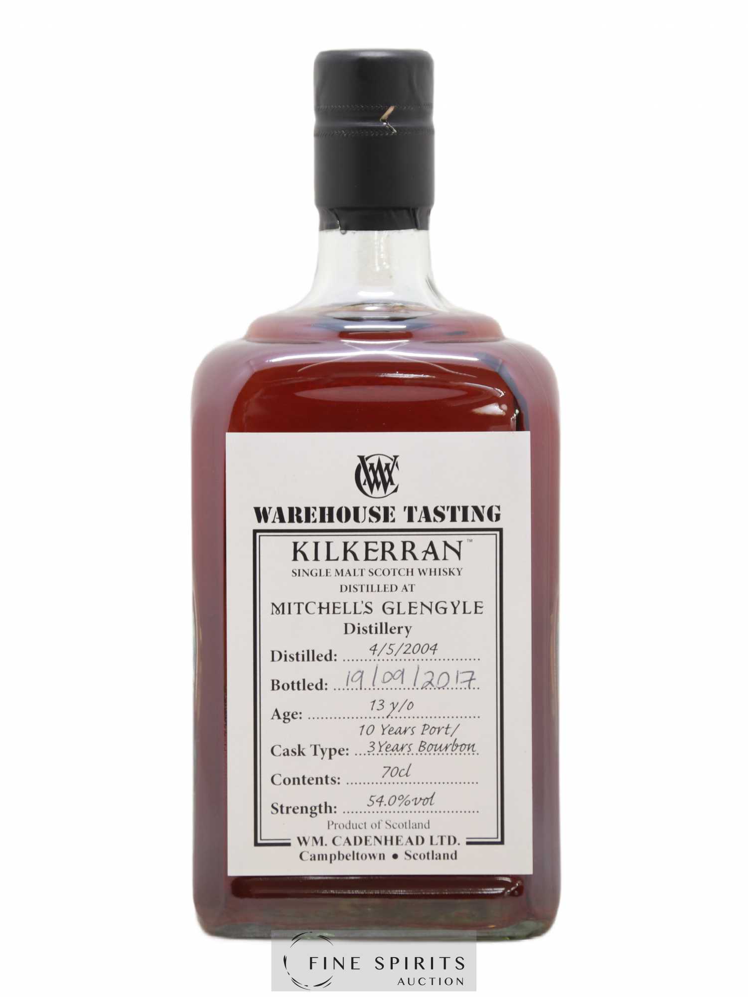 Kilkerran 13 years 2004 Cadenhead's bottled 2017 Warehouse Tasting - Lot de 1 bouteille - 0
