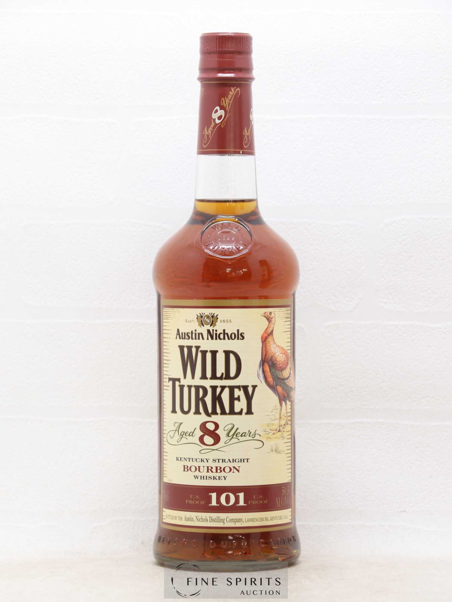 Wild Turkey 8 years Of. 101 Proof Pernod - Lot de 1 bouteille - 1