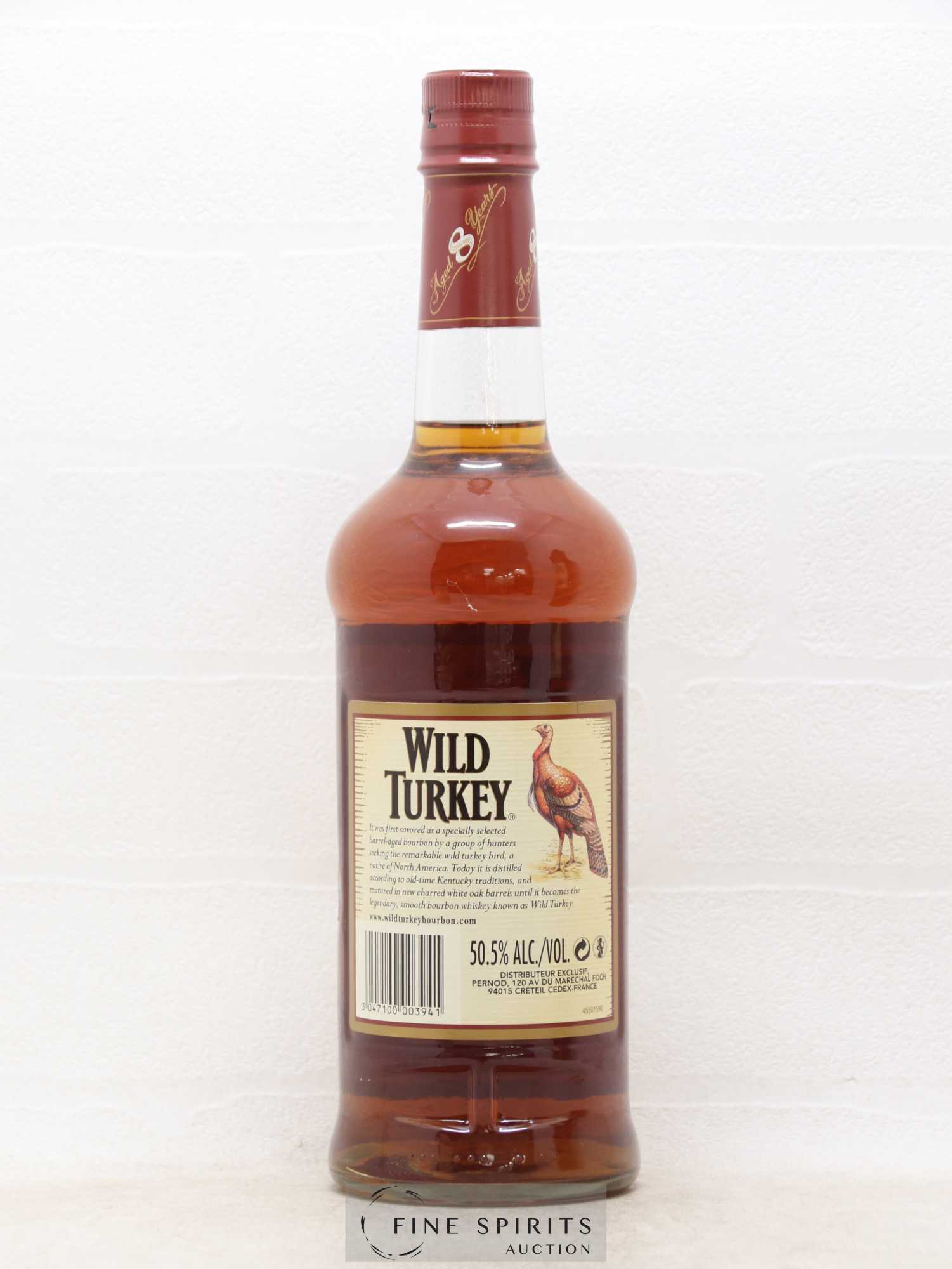 Wild Turkey 8 years Of. 101 Proof Pernod - Lot de 1 bouteille - 2