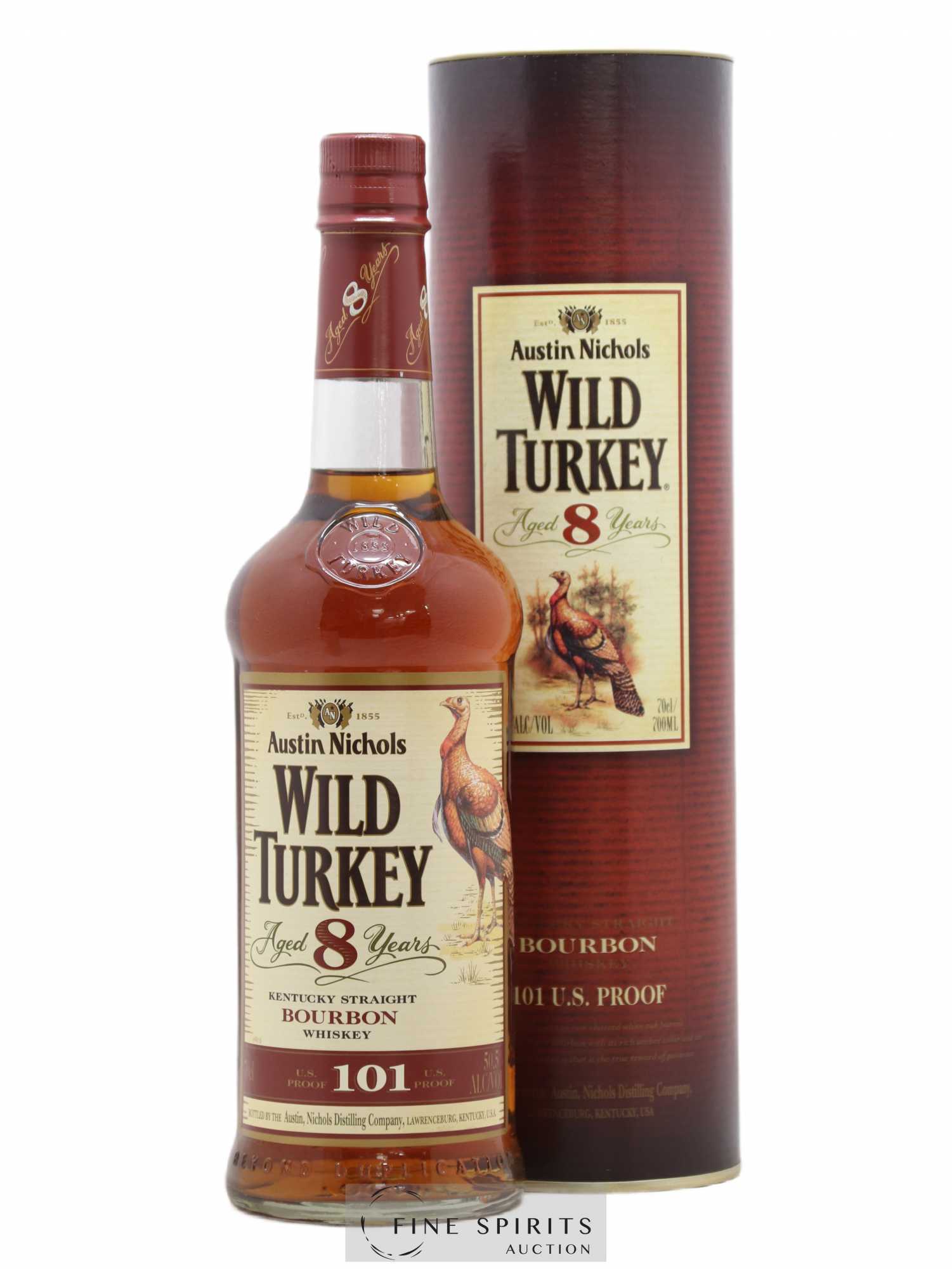 Wild Turkey 8 years Of. 101 Proof Pernod - Lot de 1 bouteille - 0