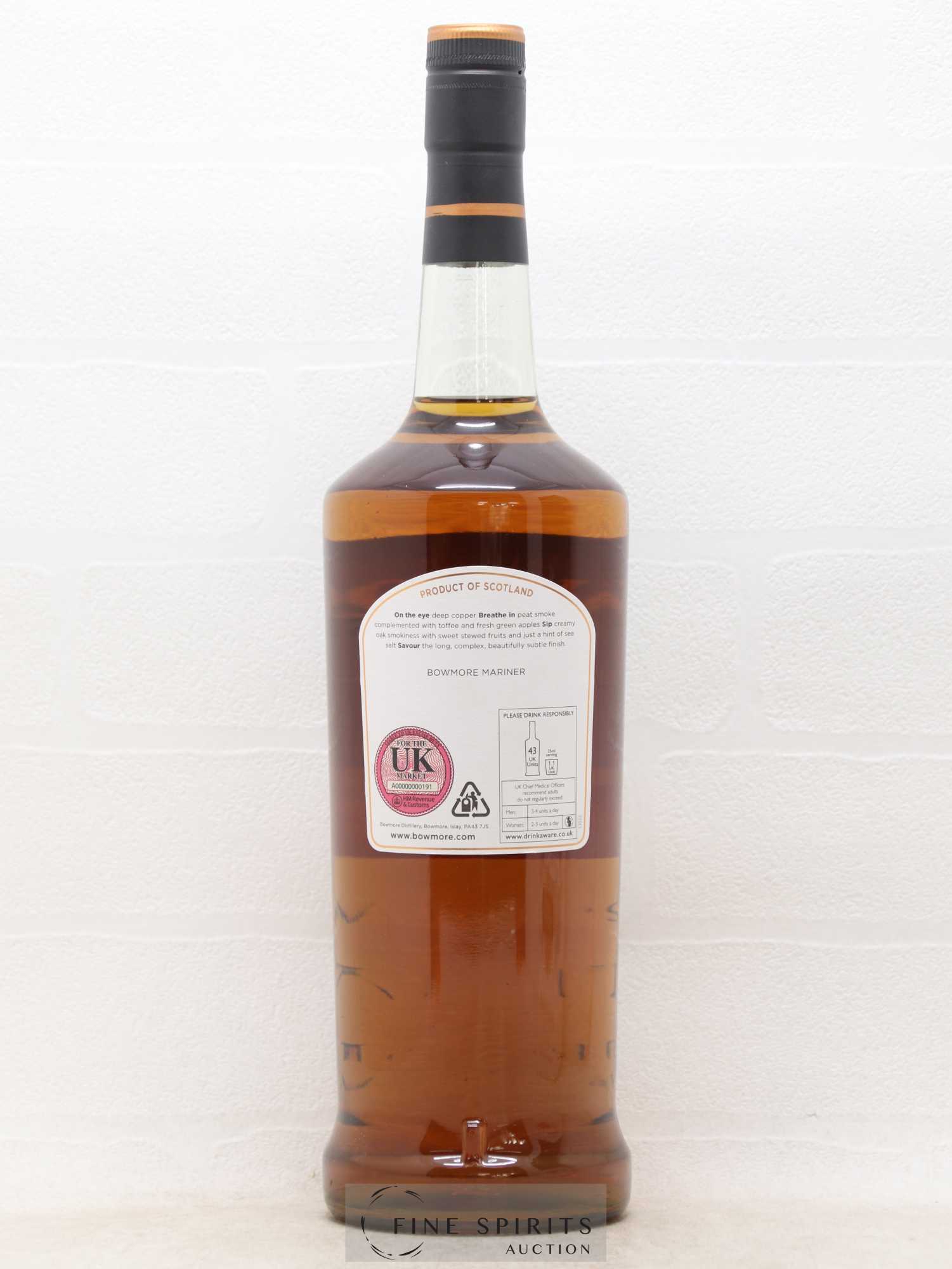 Bowmore 15 years Of. Mariner (1L) - Lot of 1 bottle - 2