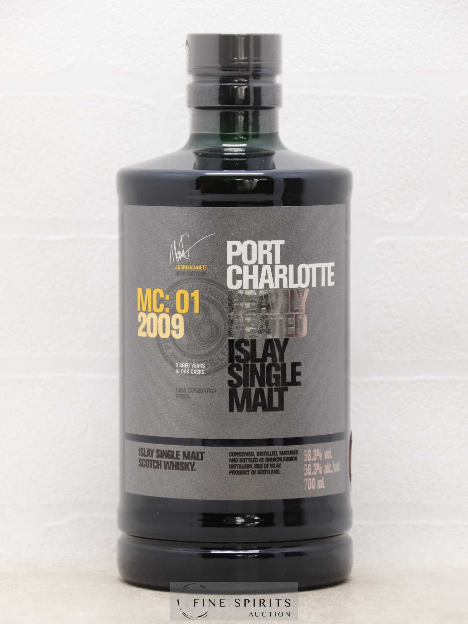 Port Charlotte 9 years 2009 Of. MC O1 Heavily Peated - Lot de 1 bouteille - 1