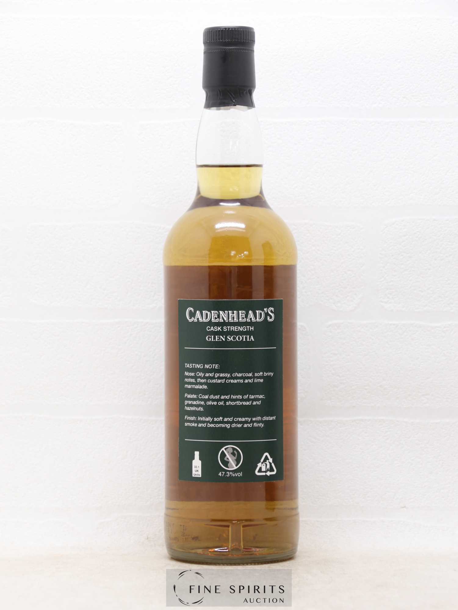 Glen Scotia 26 years 1992 Cadenhead's Bourbon Hogshead - One of 228 - bottled 2018 Authentic Collection - Lot de 1 bouteille - 2