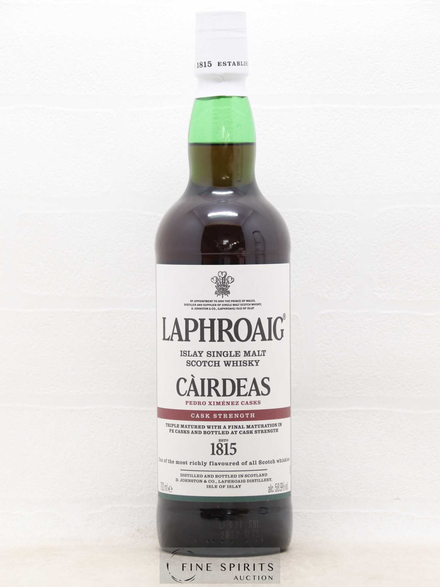 Laphroaig Of. Cairdeas Pedro Ximénez Casks - Lot de 1 bouteille - 1